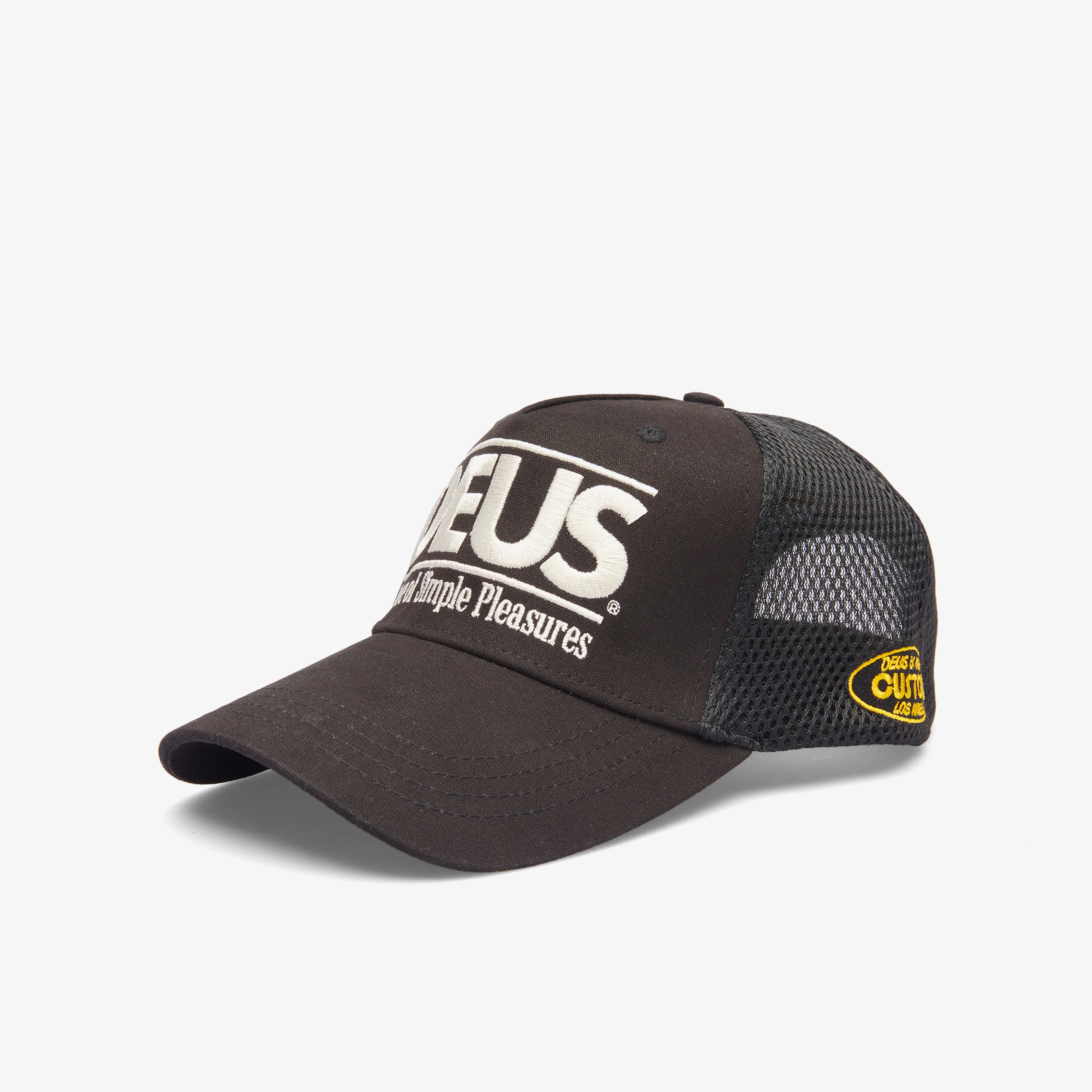 Deus Ex Machina Podium Trucker Erkek Siyah Şapka