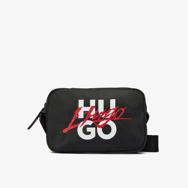 Hugo Handwritten2.0 EW C Erkek Siyah Omuz Çantası