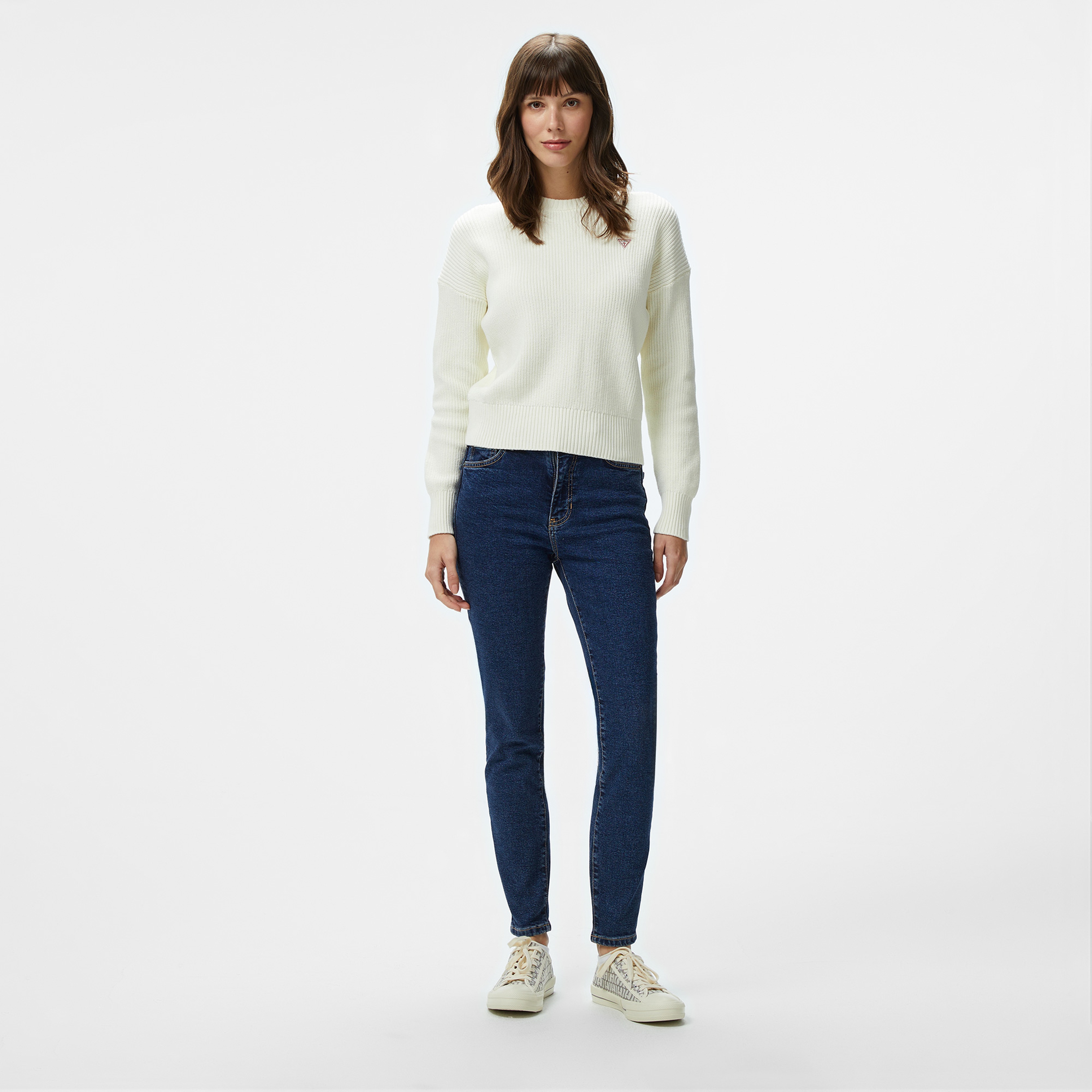 Guess Kadın Mavi Jean
