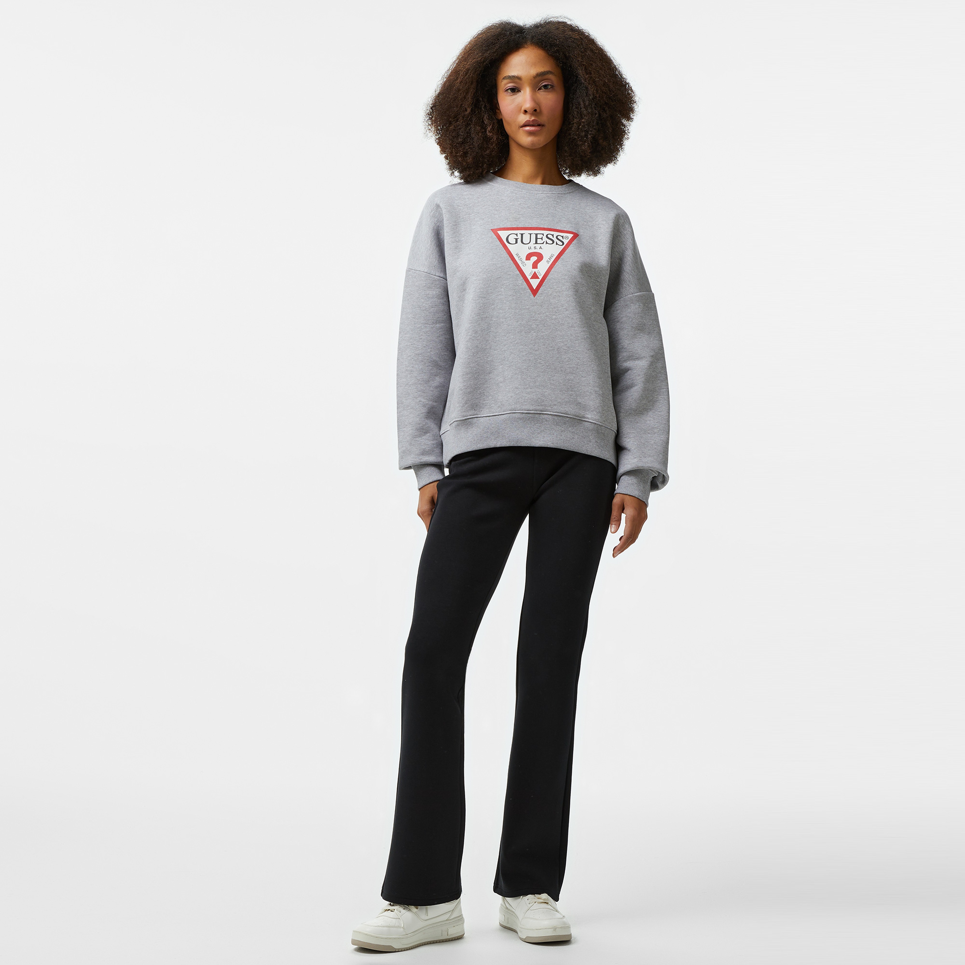 Guess Kadın Mavi Sweatshirt
