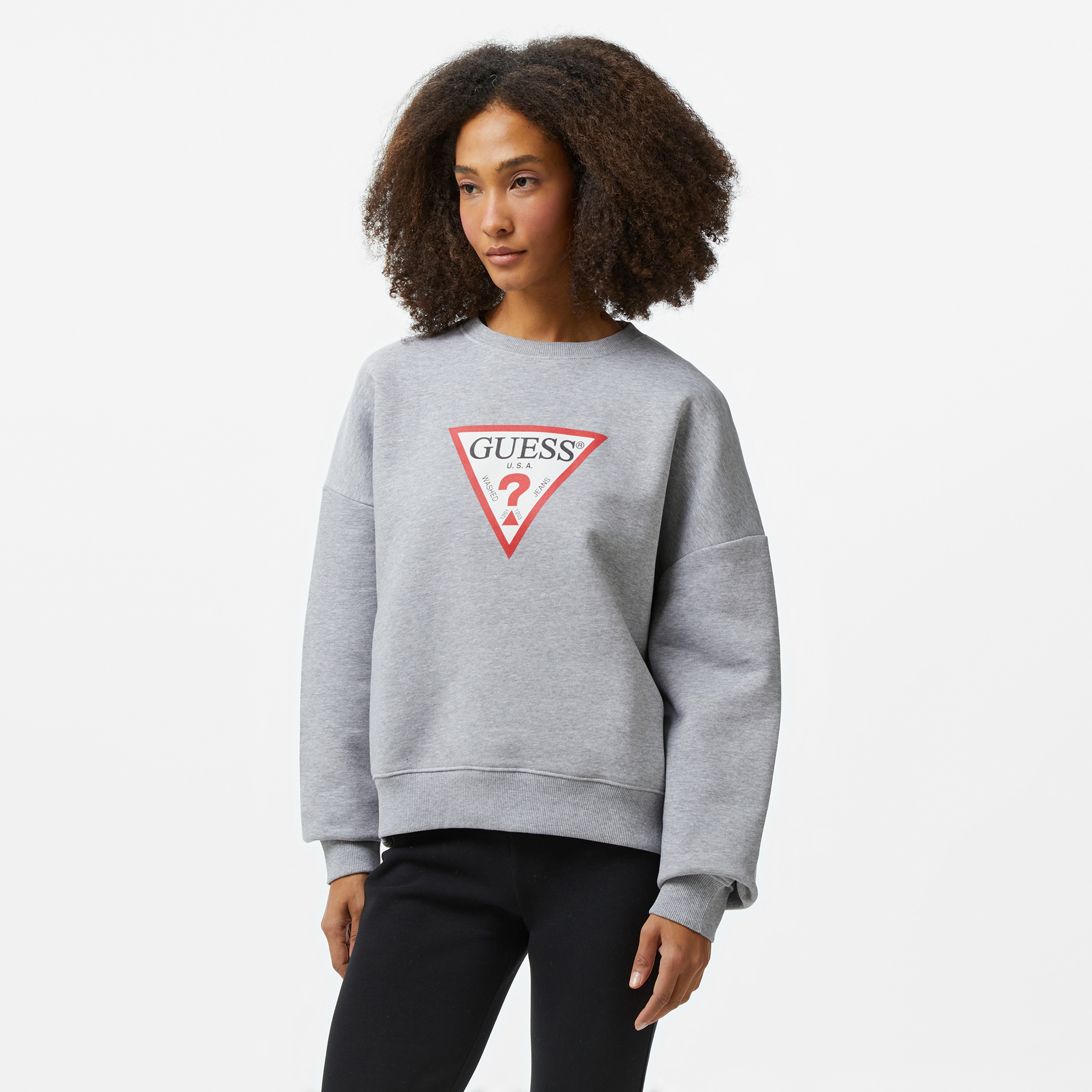 Guess Kadın Mavi Sweatshirt