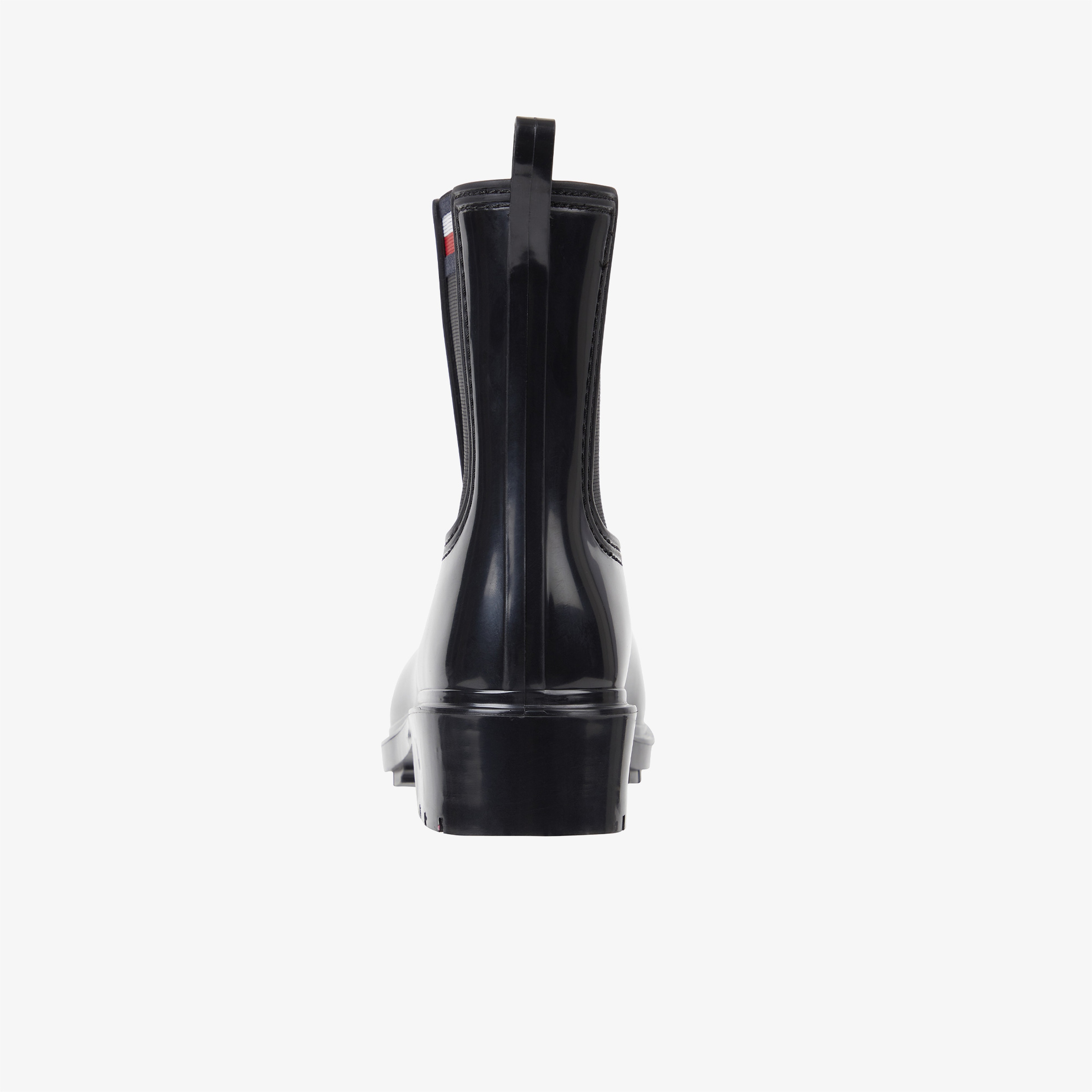 Tommy Hilfiger Corporate Elastic Rainboot Kadın Siyah Bot