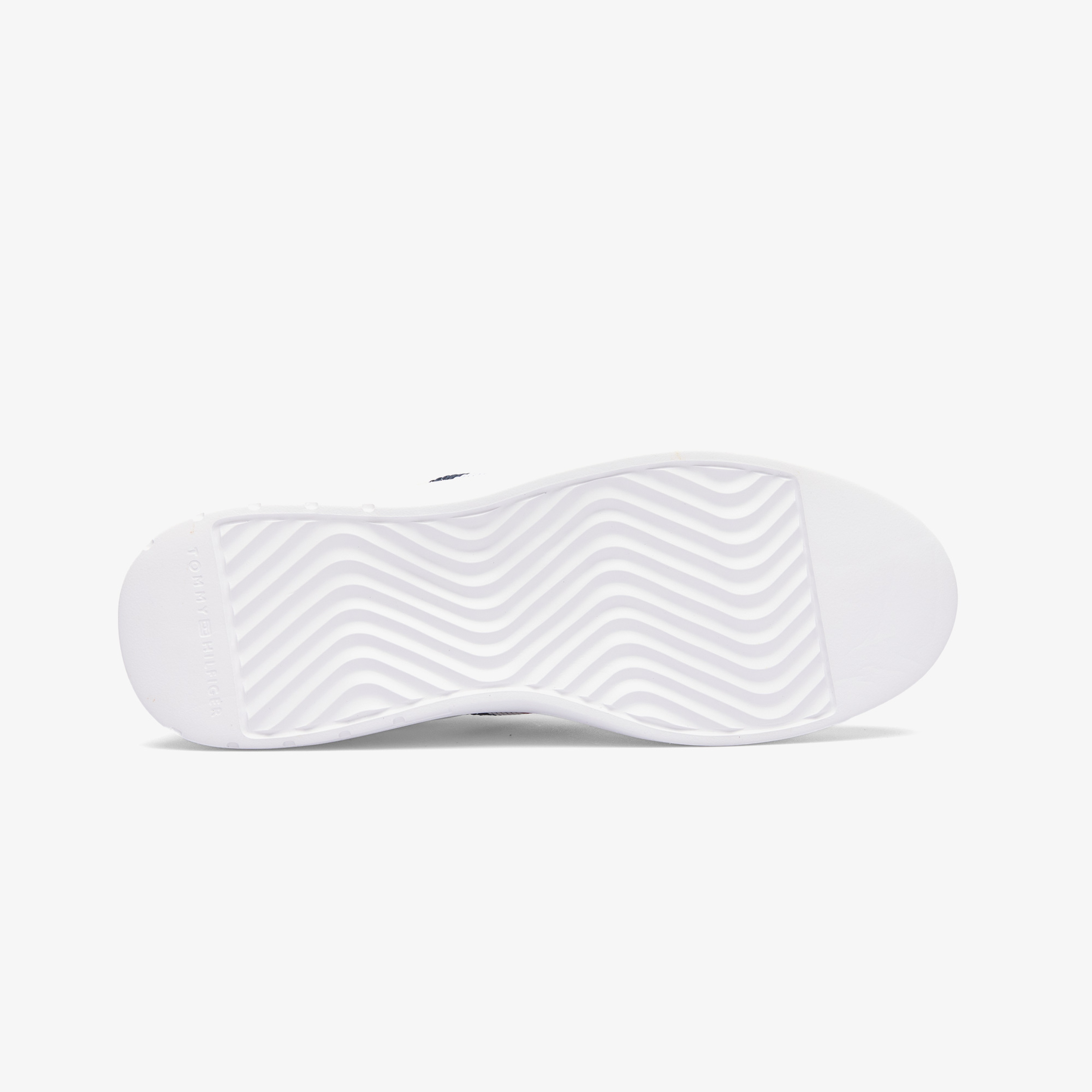 Tommy Hilfiger Light Cupsole Lth Mix Stripes Erkek Beyaz Sneaker
