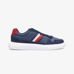 Tommy Hilfiger Light Cupsole Lth Mix Stripes Erkek Lacivert Sneaker