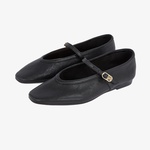 Tommy Hilfiger Ballerina Maryjane Soft Leather Kadın Siyah Günlük Ayakkabı