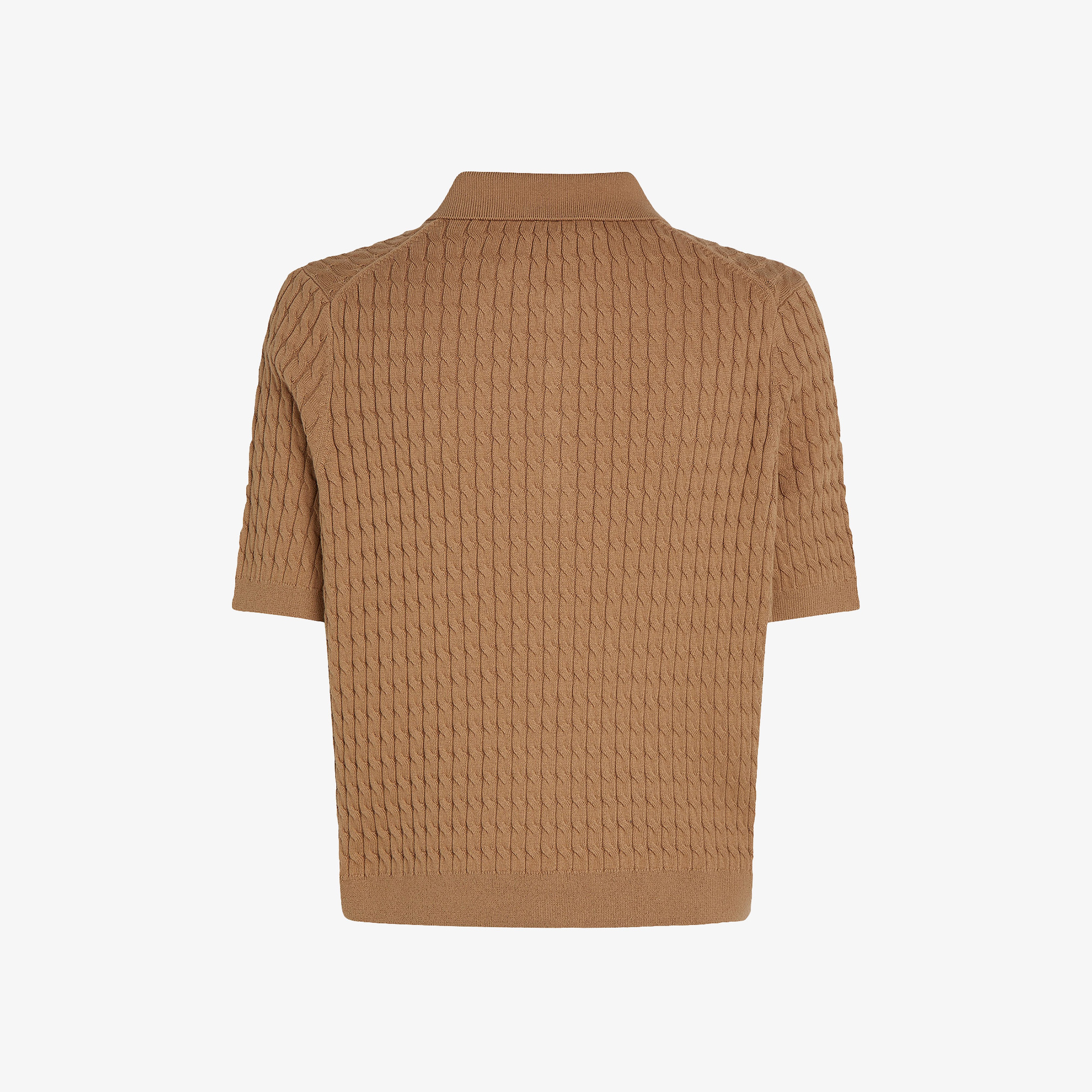 Tommy Hilfiger Co Cable Fine Gg Kadın Haki Kazak