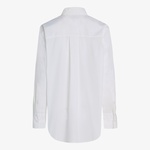 Tommy Hilfiger Ess Poplin Easy Fit Kadın Beyaz Gömlek