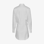 Tommy Jeans Oxford Pleat Kadın Beyaz Elbise