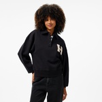 Tommy Jeans H Graphic Hwk Kadın Siyah Sweatshirt