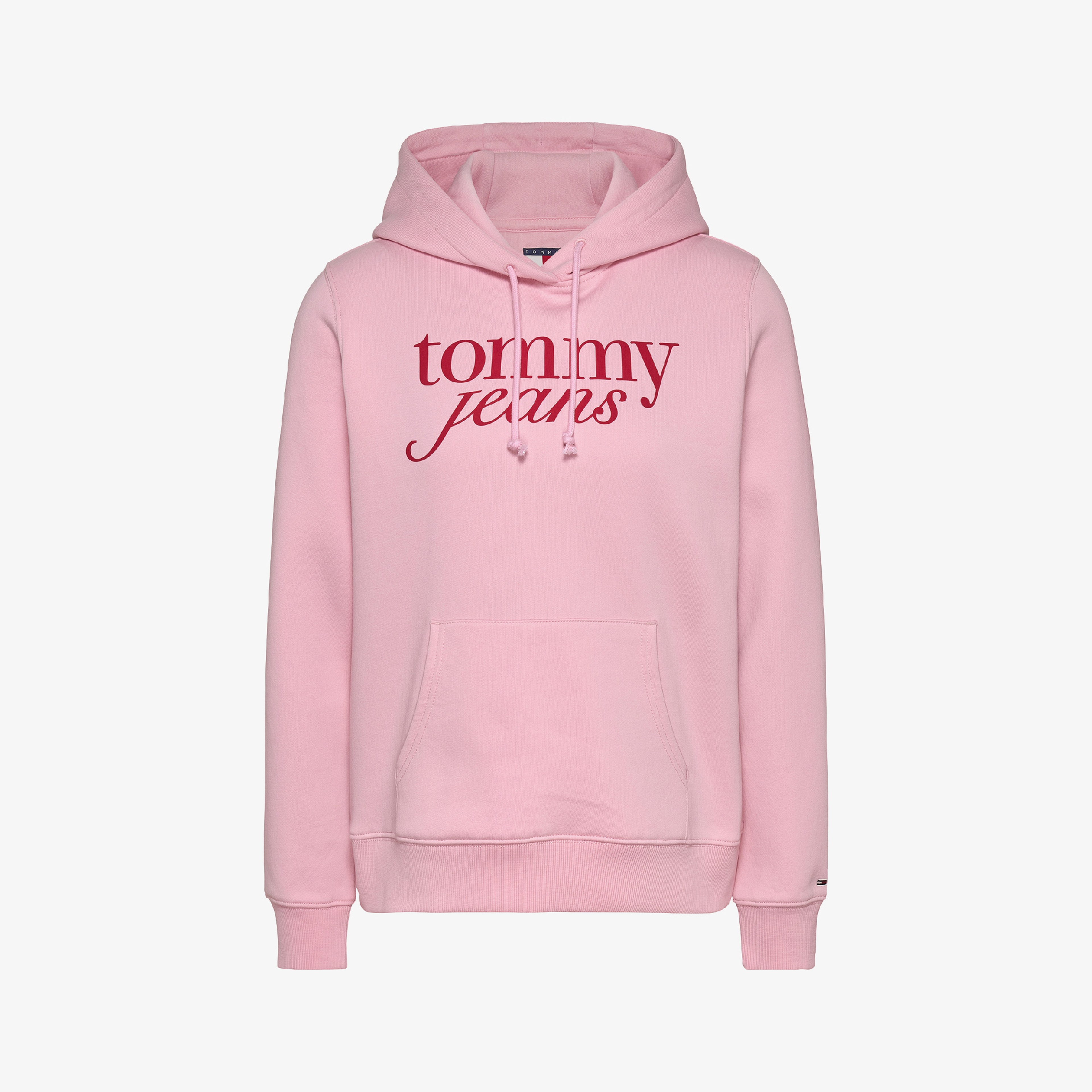 Tommy Jeans Reg Ess Logo Ext Kadın Pembe Sweatshirt