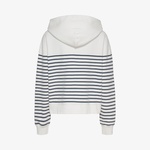 Tommy Jeans Bxy Script Logo Zip Thru Kadın Beyaz Sweatshirt