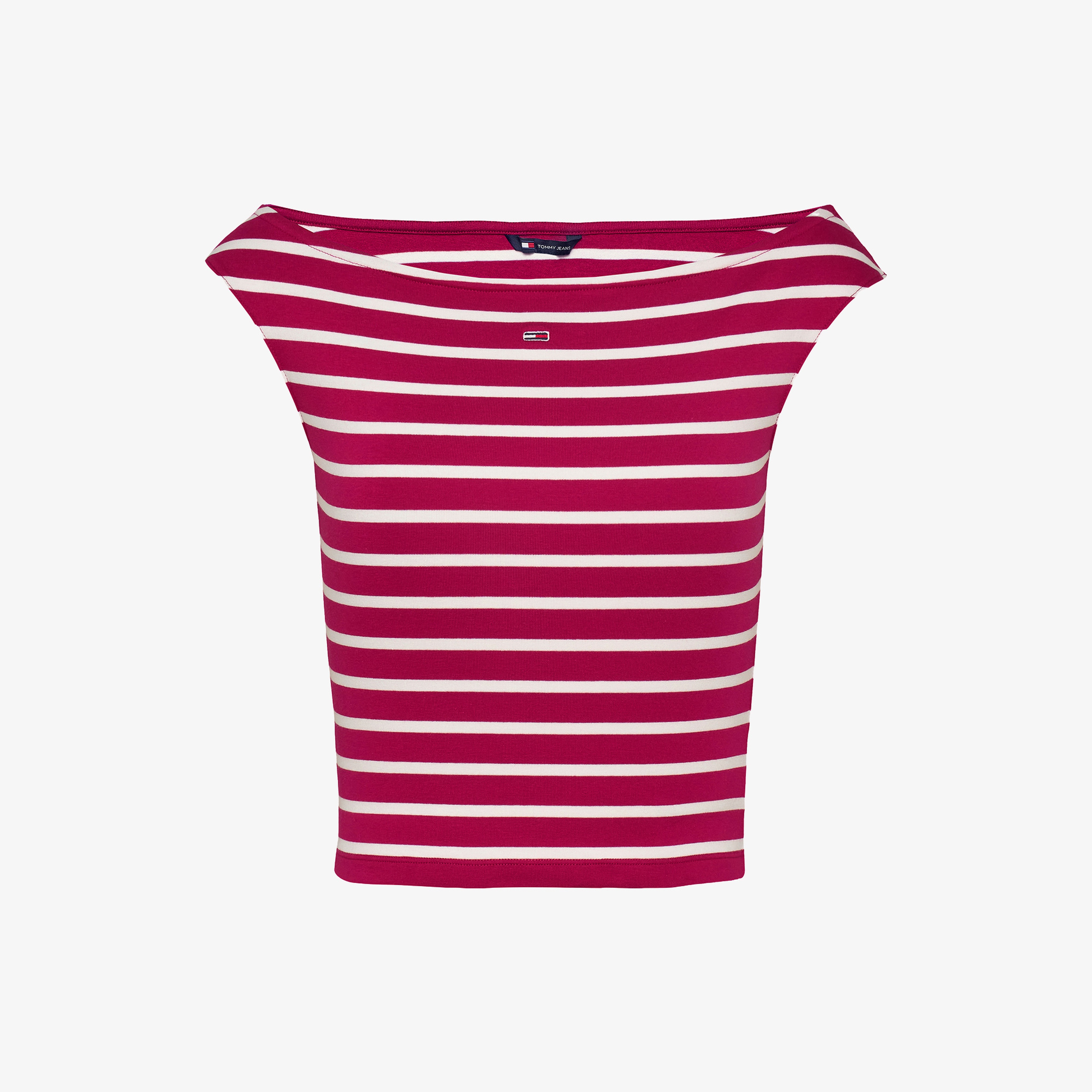 Tommy Jeans Boat Neck Ext Kadın Kırmızı T-Shirt