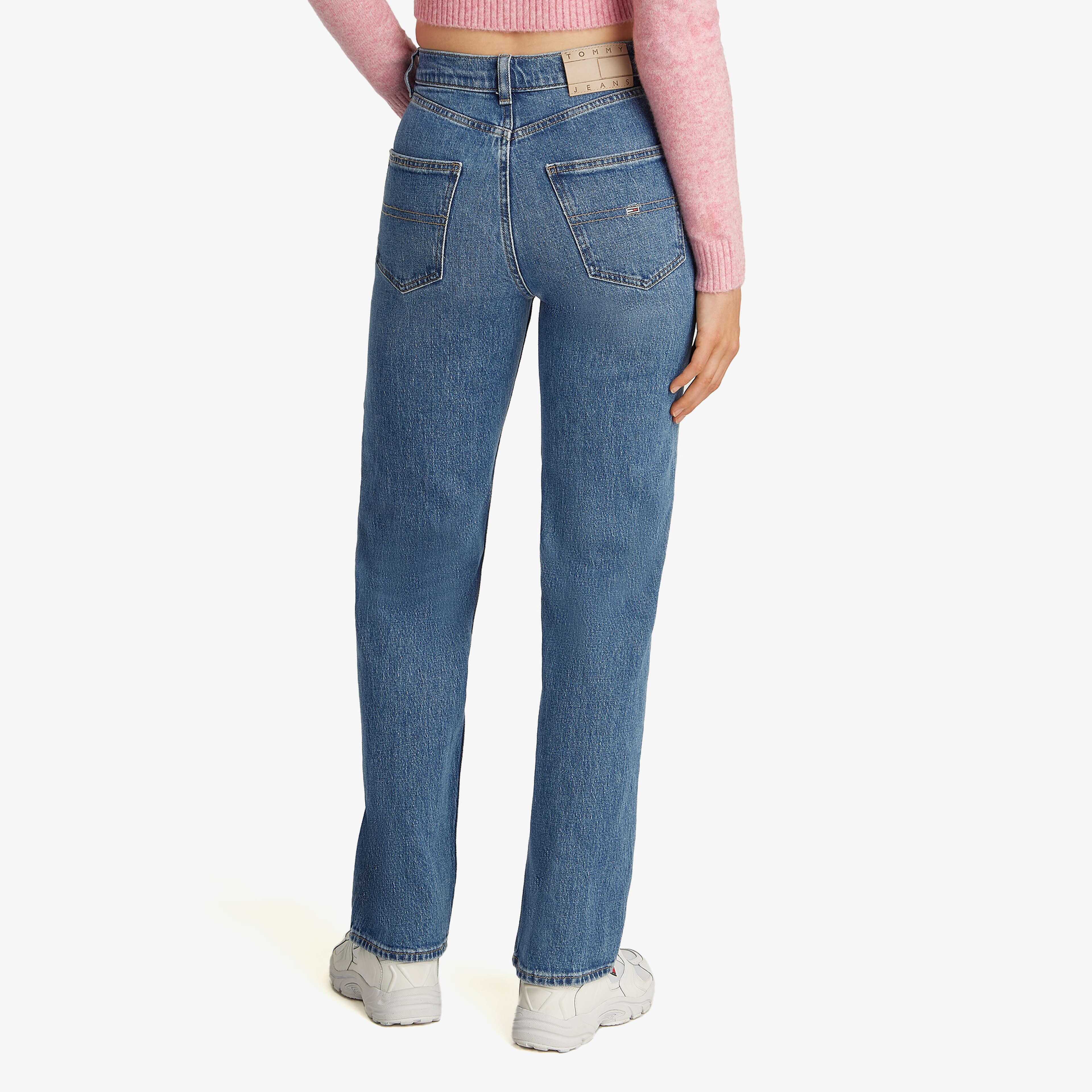 Tommy Jeans Layla Hr Slim Straight Ch0130 Kadın Lacivert Jean