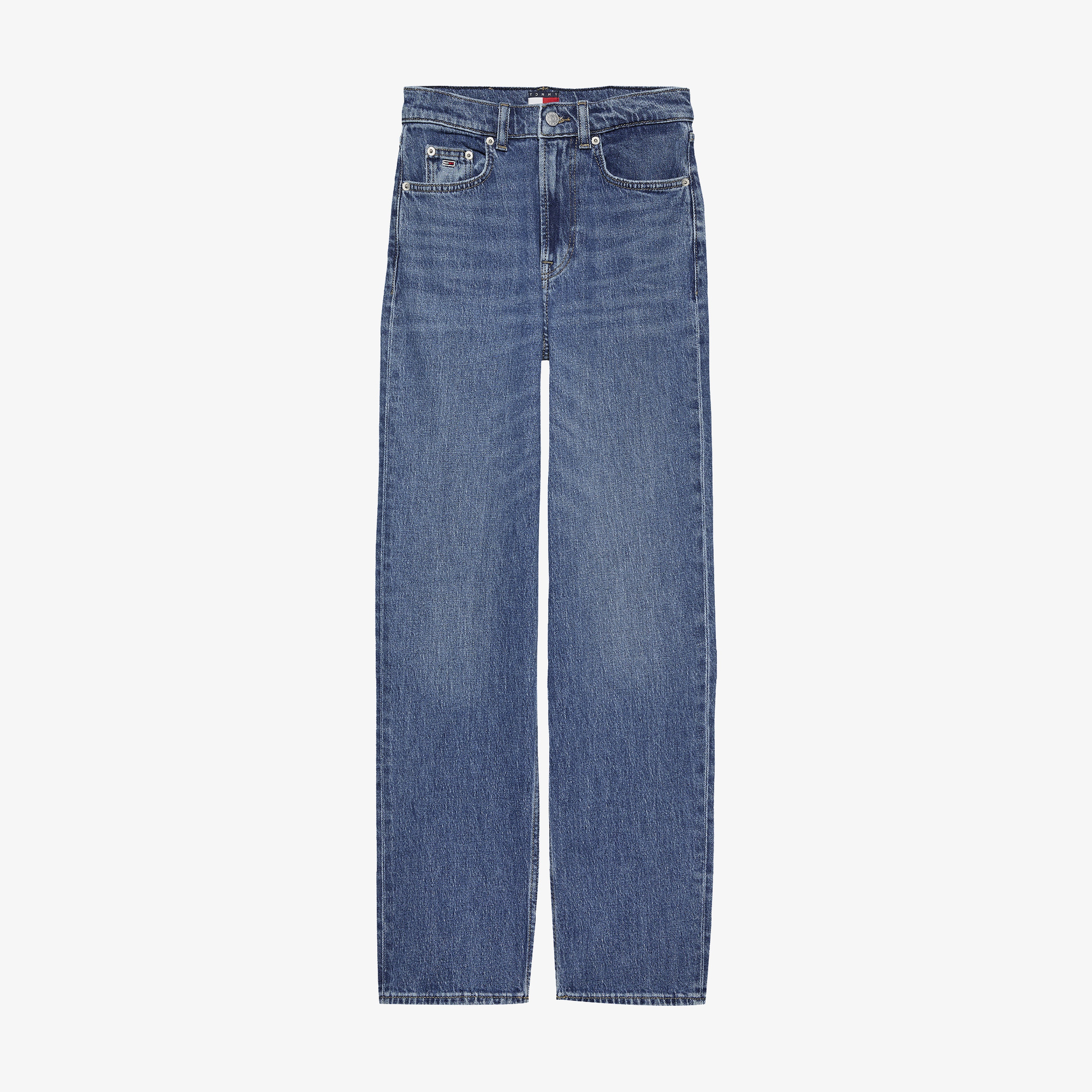 Tommy Jeans Layla Hr Slim Straight Ch0130 Kadın Lacivert Jean