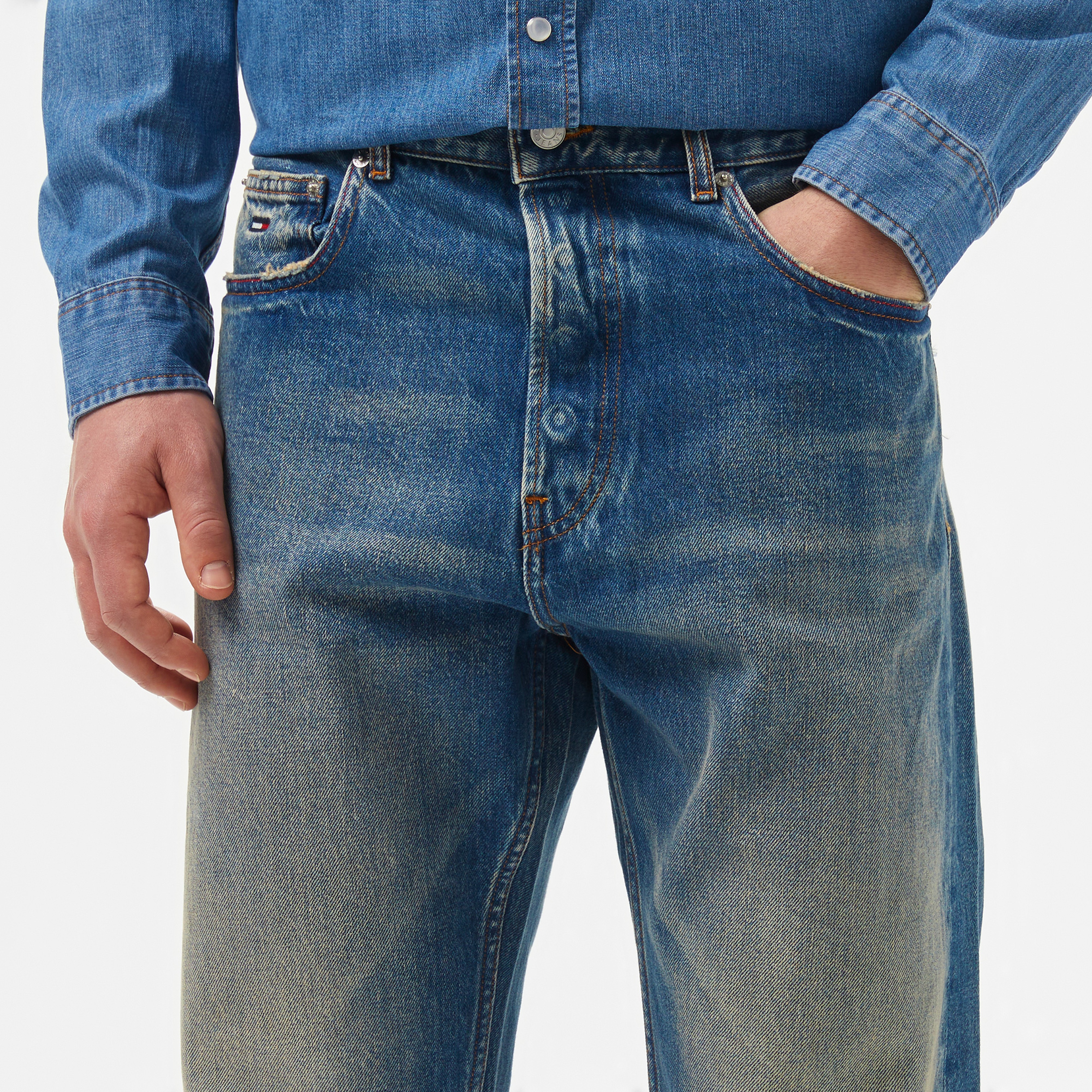 Tommy Jeans Otis Regular Str Ai9052 Erkek Lacivert Jean