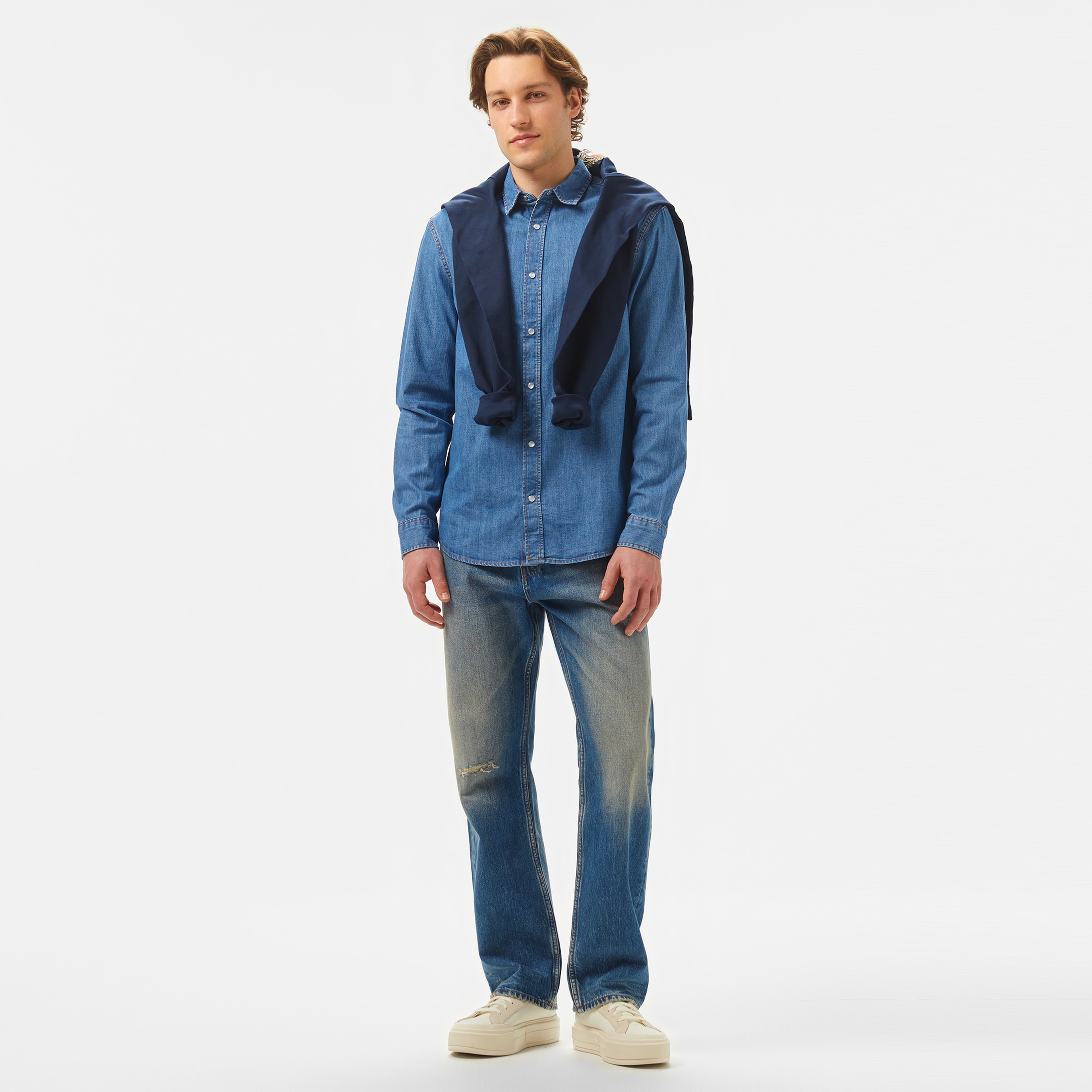 Tommy Jeans Otis Regular Str Ai9052 Erkek Lacivert Jean