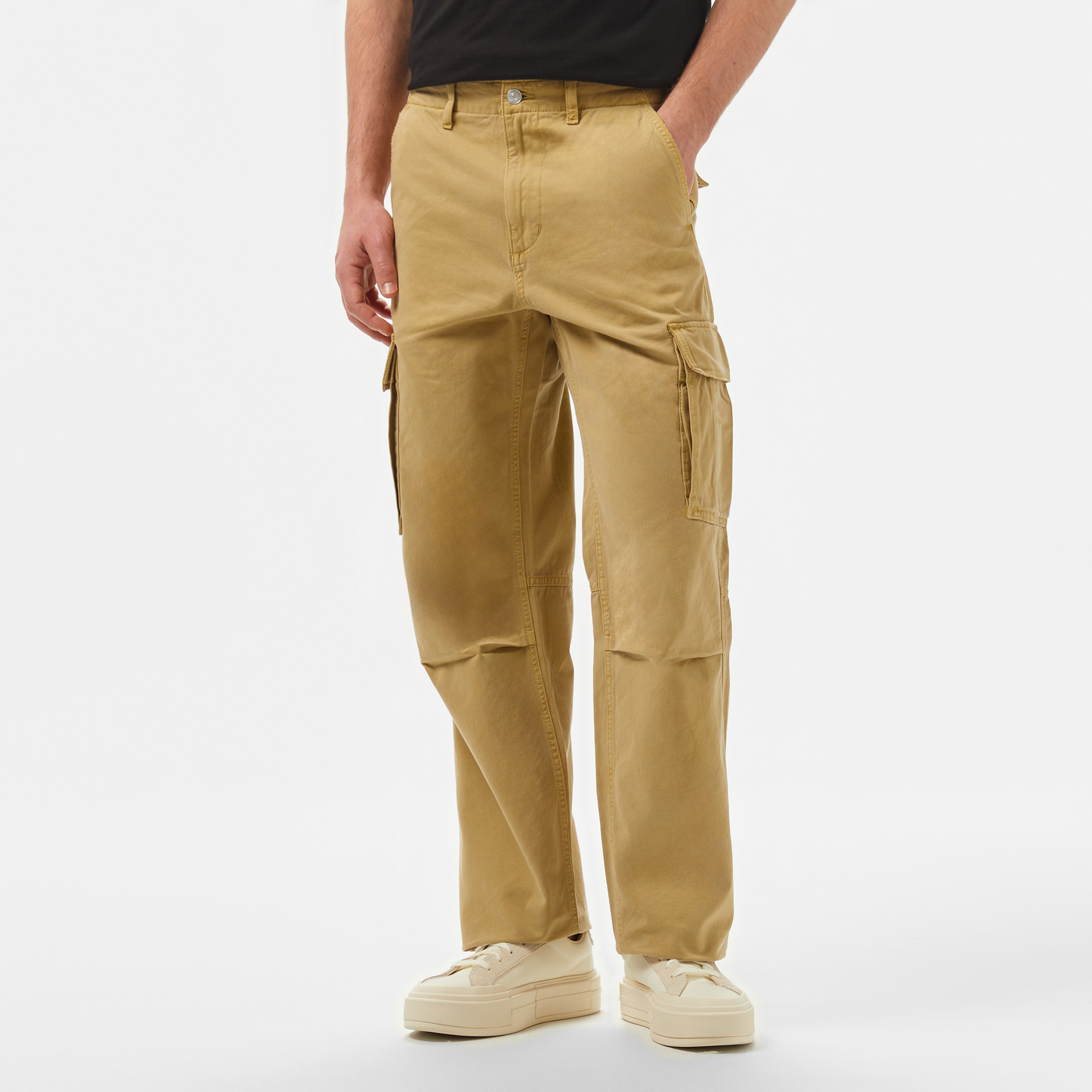 Tommy Jeans Jaimie Cotton Cargo Erkek Bej Pantolon