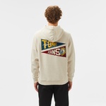 Tommy Jeans Reg Uni Flag Tiger Erkek Bej Sweatshirt