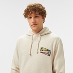 Tommy Jeans Reg Uni Flag Tiger Erkek Bej Sweatshirt