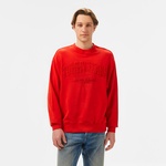 Tommy Jeans Rlx Vintage Varsity Crew Erkek Kırmızı Sweatshirt