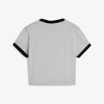 Puma Downtown Graphic Baby Kadın Gri T-Shirt