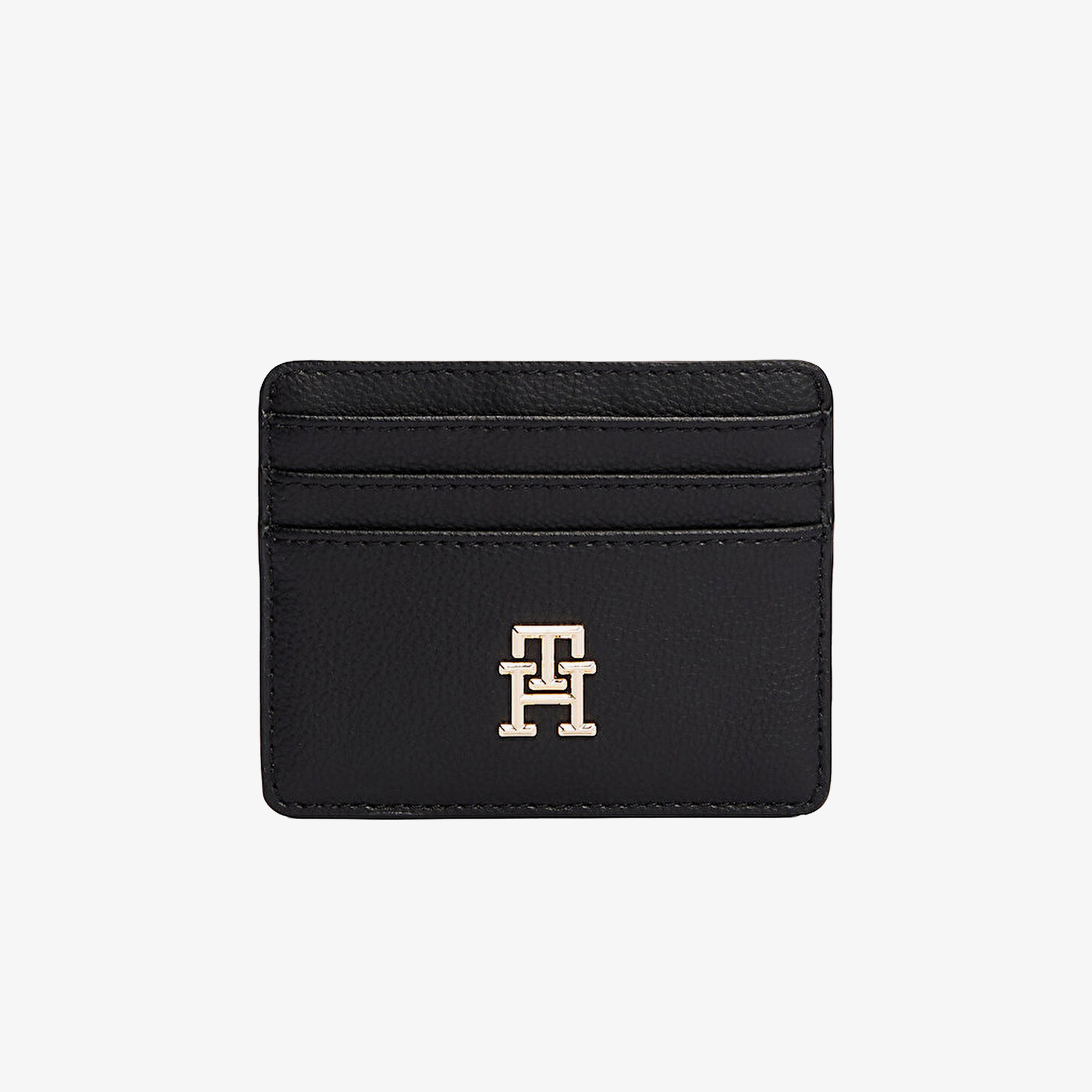 Tommy Hilfiger Th Logotape Kadın Siyah Kartlık
