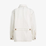 Tommy Hilfiger Dnm Oversized Utility Clr Kadın Beyaz Ceket