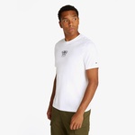Tommy Hilfiger Crest Embro Erkek Beyaz T-Shirt