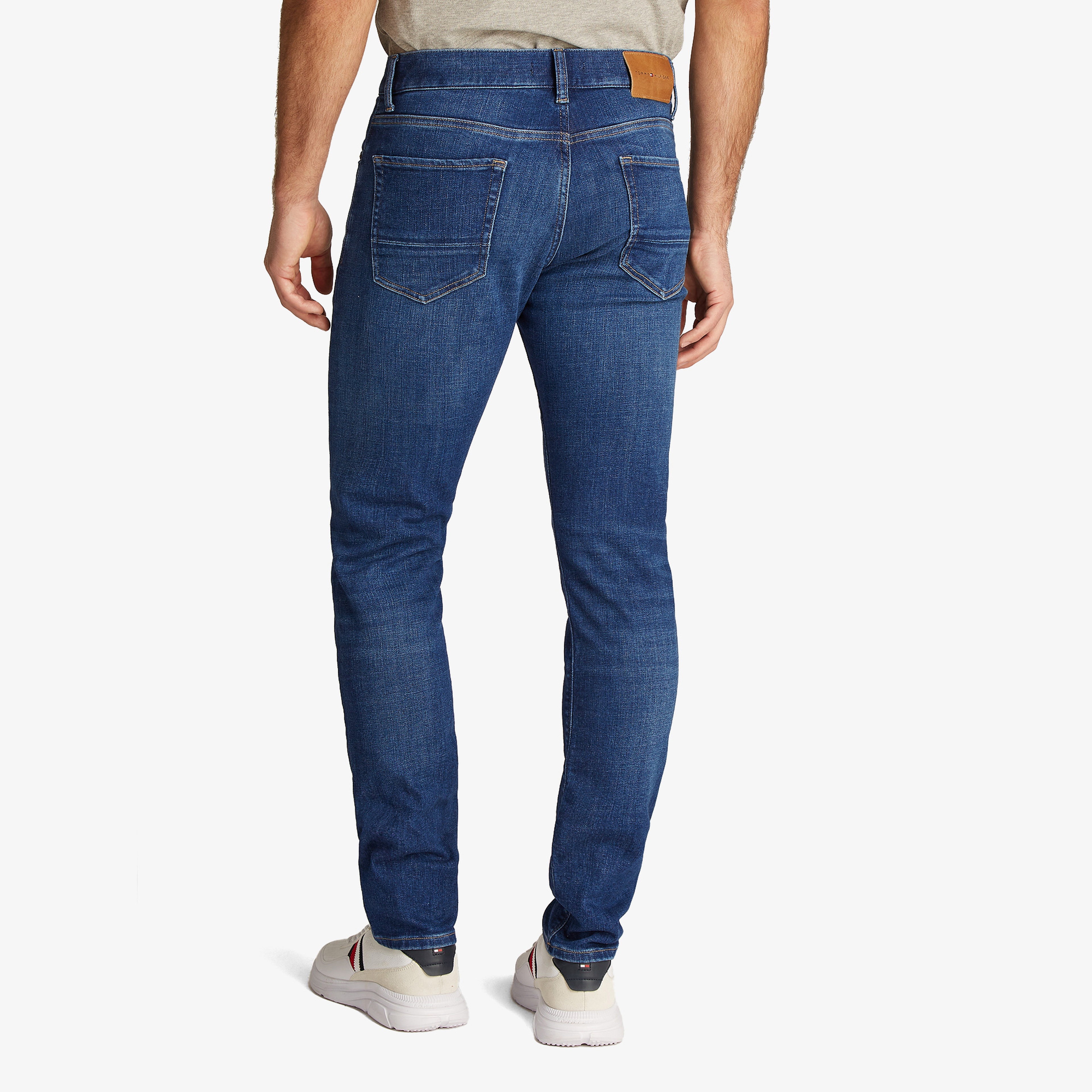 Tommy Hilfiger Slim Bleecker Pstr Texas Indigo Erkek Lacivert Jean