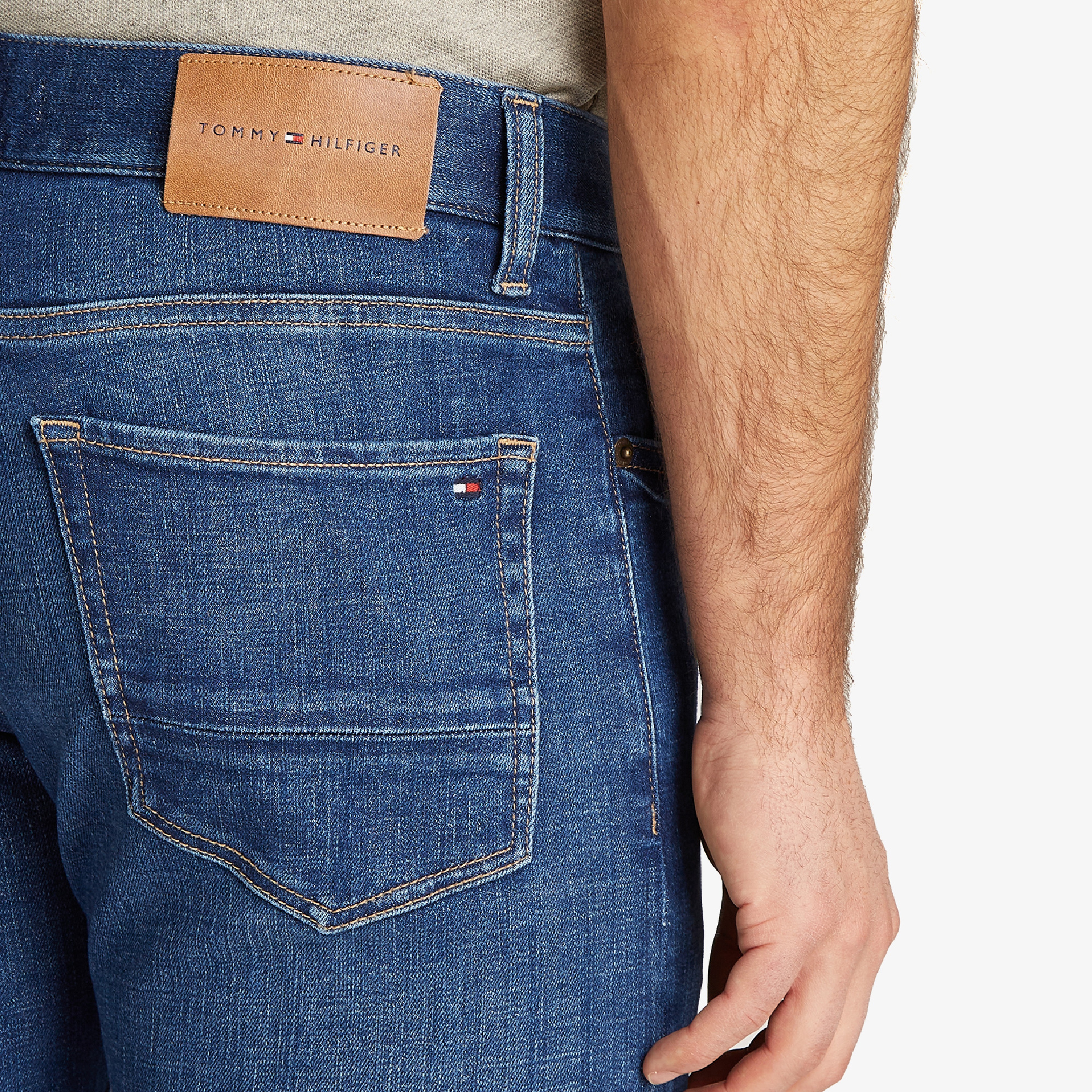 Tommy Hilfiger Slim Bleecker Pstr Texas Indigo Erkek Lacivert Jean