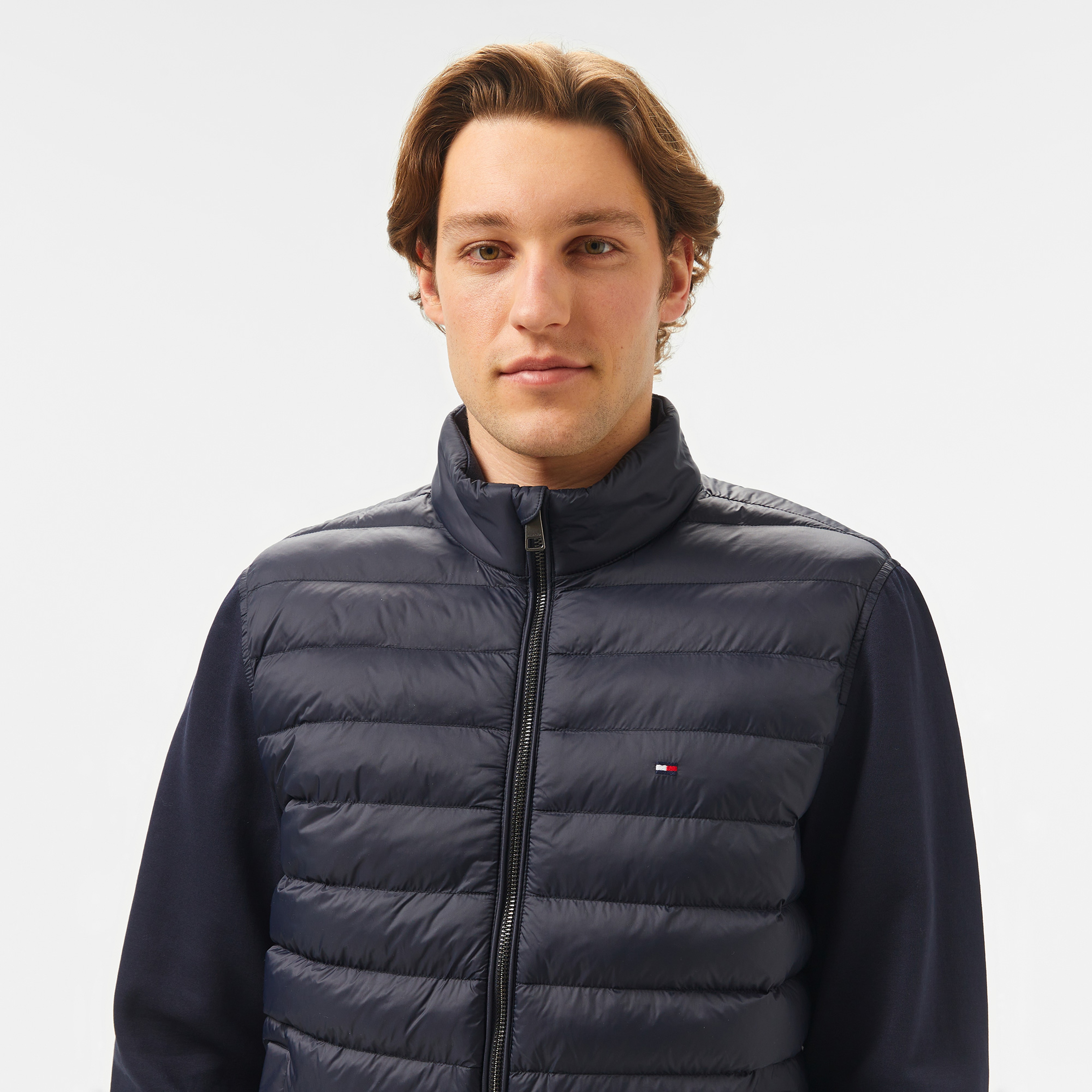 Tommy Hilfiger Mix Media Stand Cllr Erkek Mavi Sweatshirt