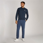 Tommy Hilfiger Monotype Label Erkek Mavi Sweatshirt