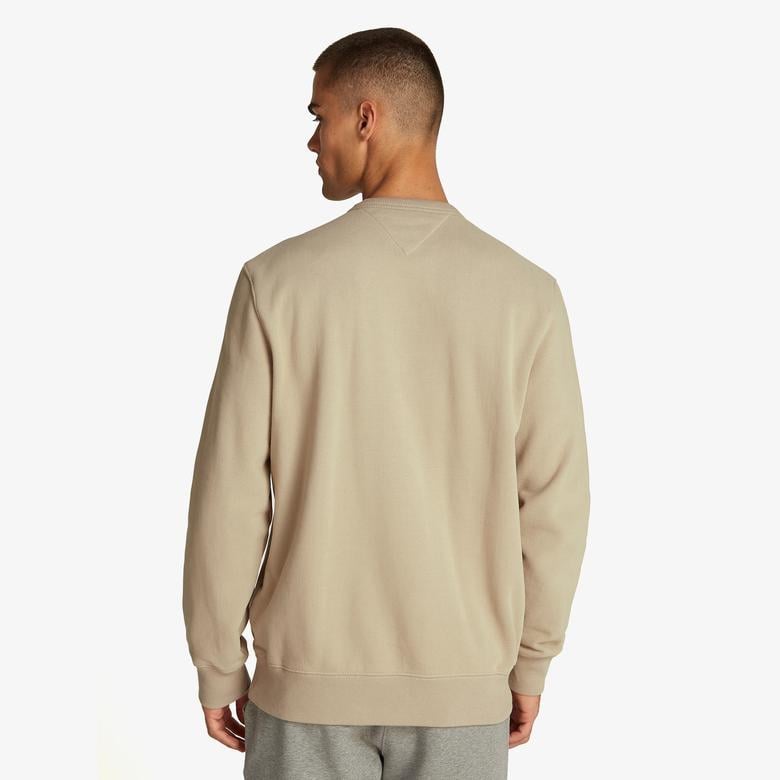 Tommy Hilfiger Monotype Label Erkek Haki Sweatshirt