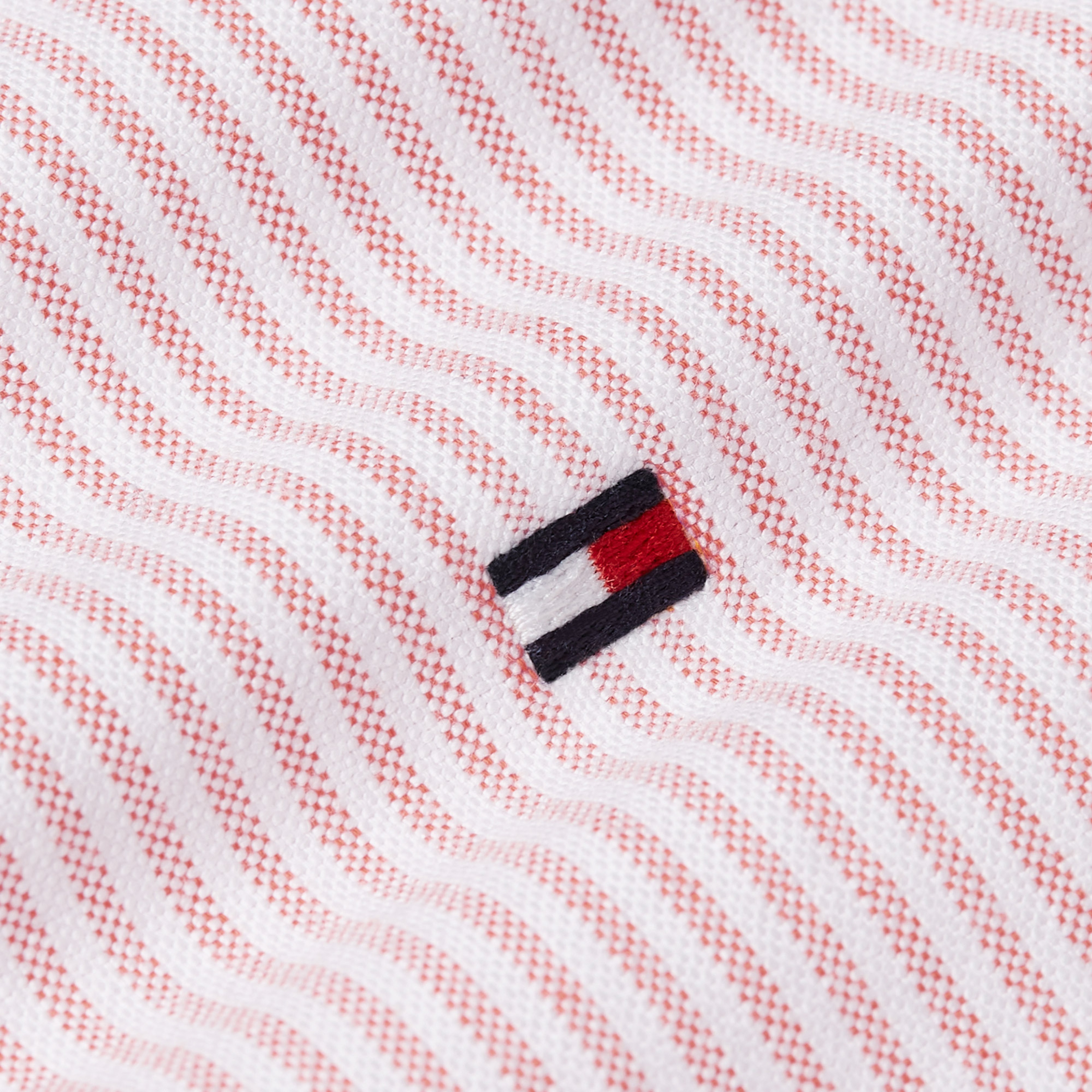 Tommy Hilfiger Heritage Oxford Stripe Rf Erkek Beyaz Gömlek