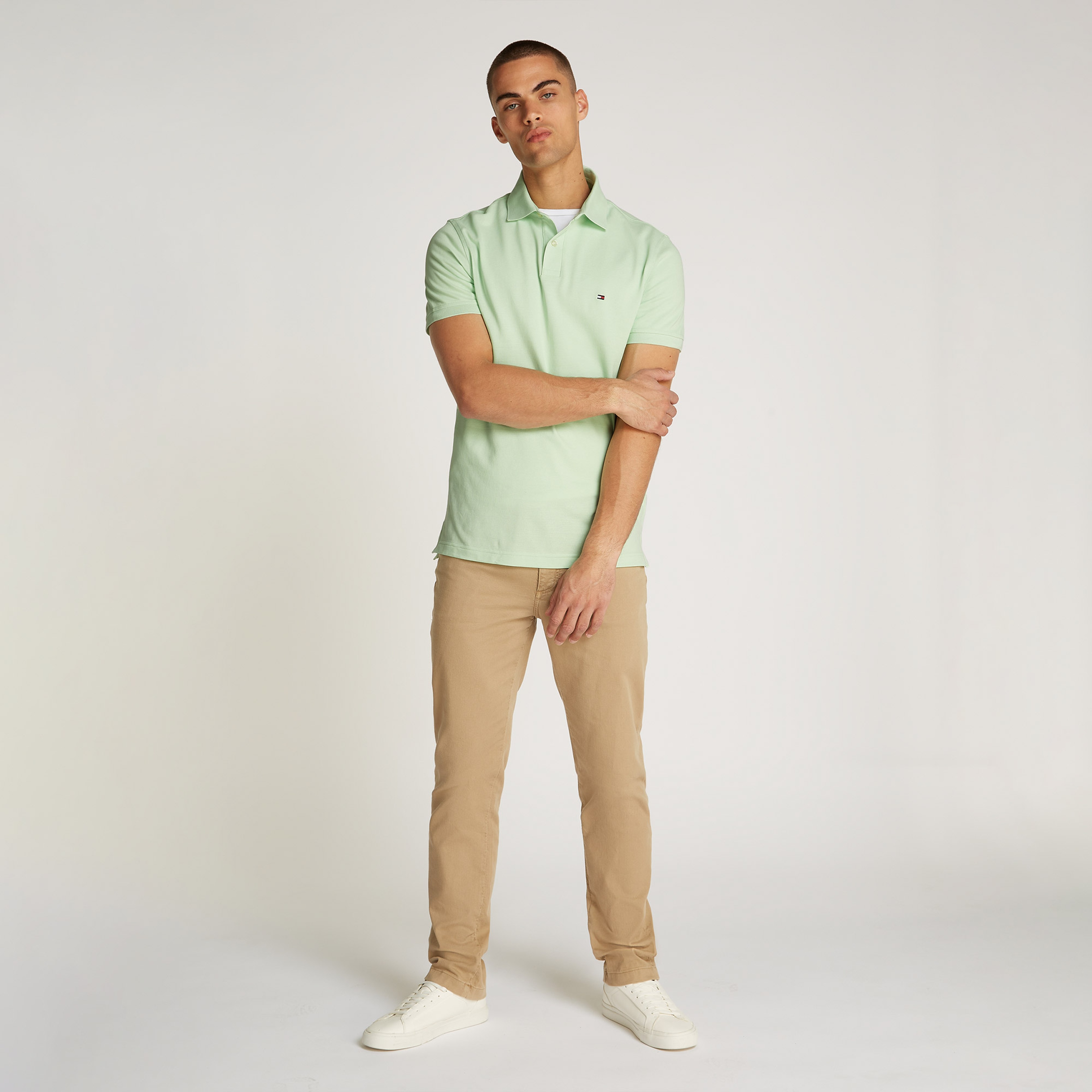 Tommy Hilfiger 1985 Regular Erkek Yeşil Polo