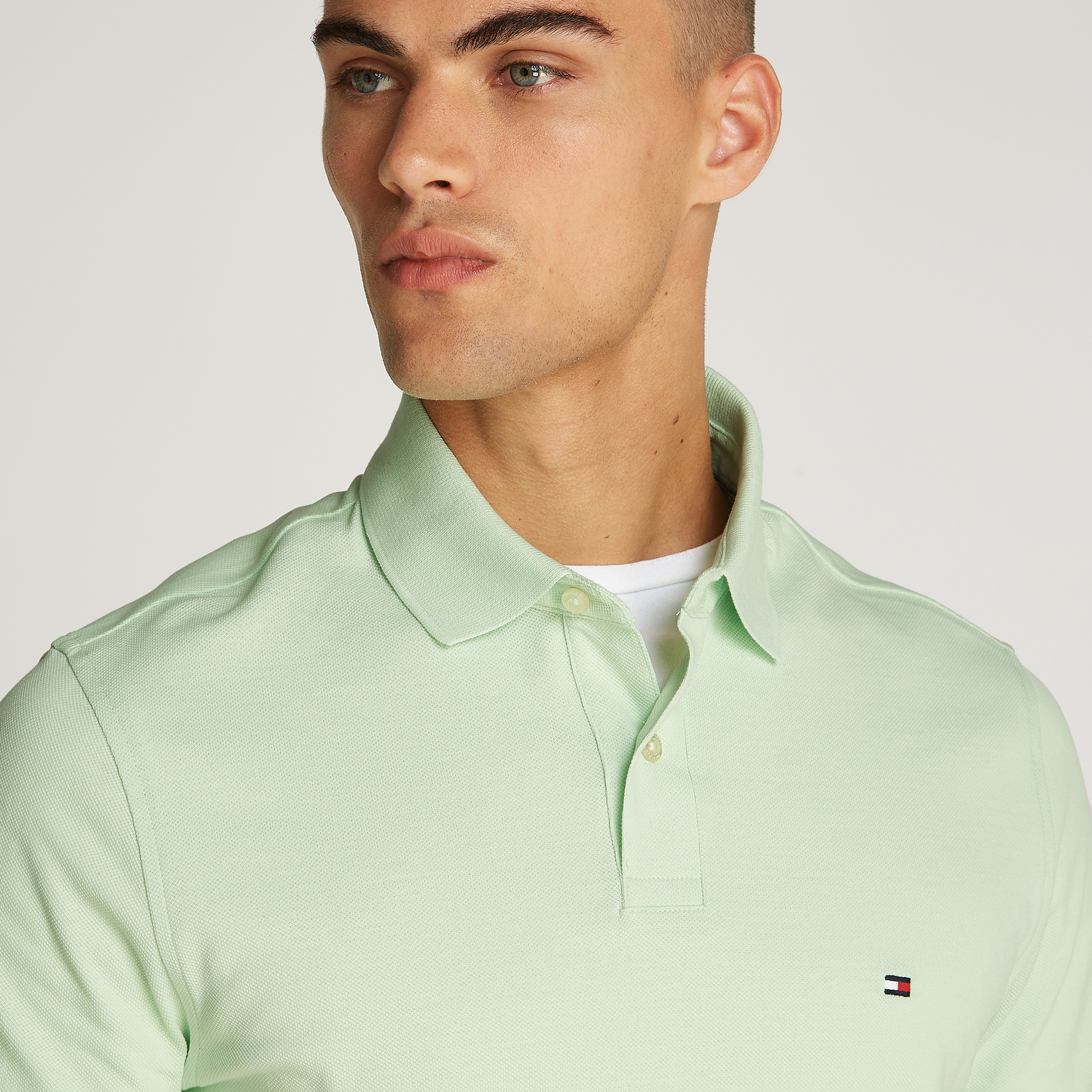 Tommy Hilfiger 1985 Regular Erkek Yeşil Polo