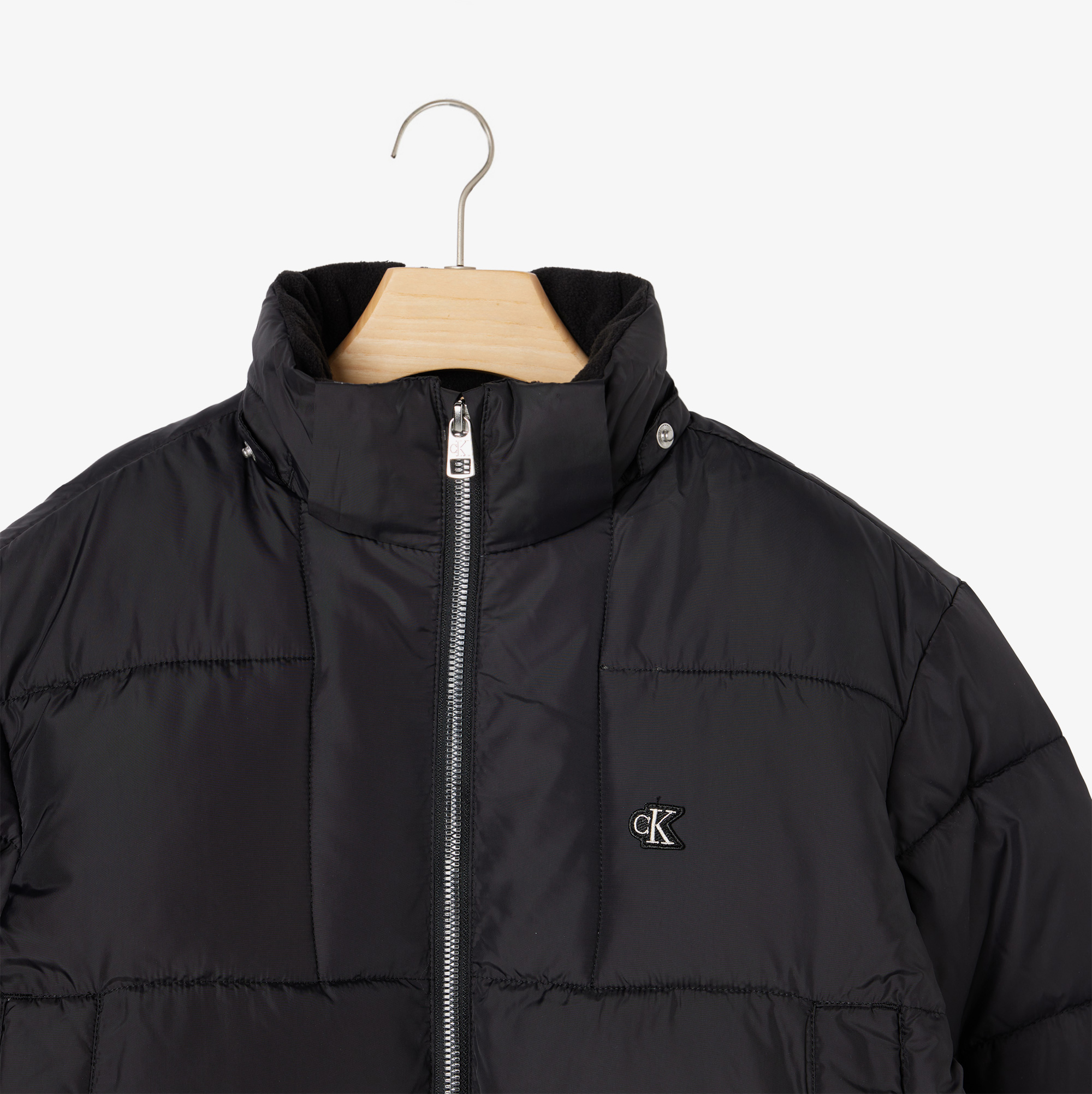 Calvin Klein Jeans Essential Parka Puffer Çocuk Siyah Mont