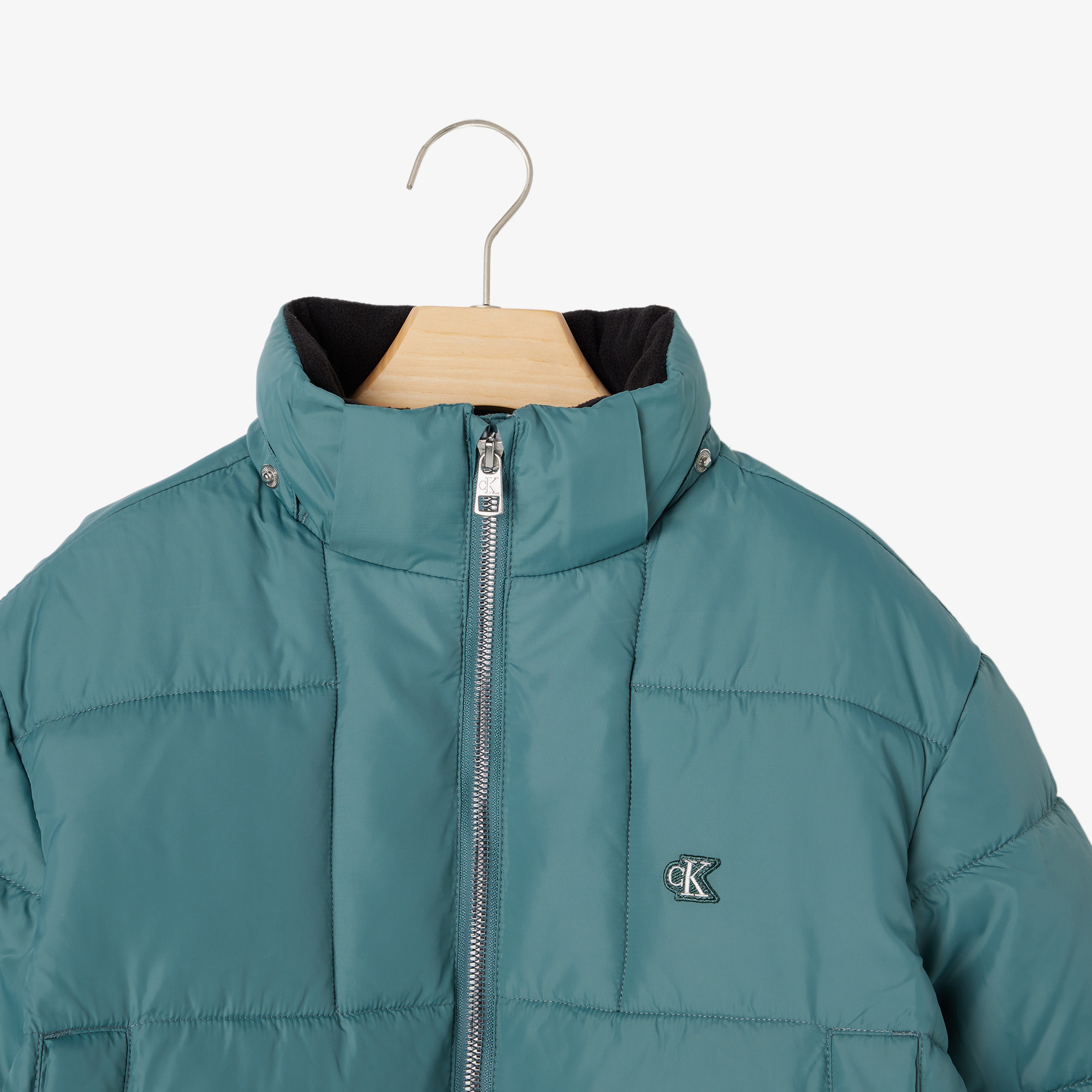 Calvin Klein Jeans Essential Parka Puffer Çocuk Mavi Mont