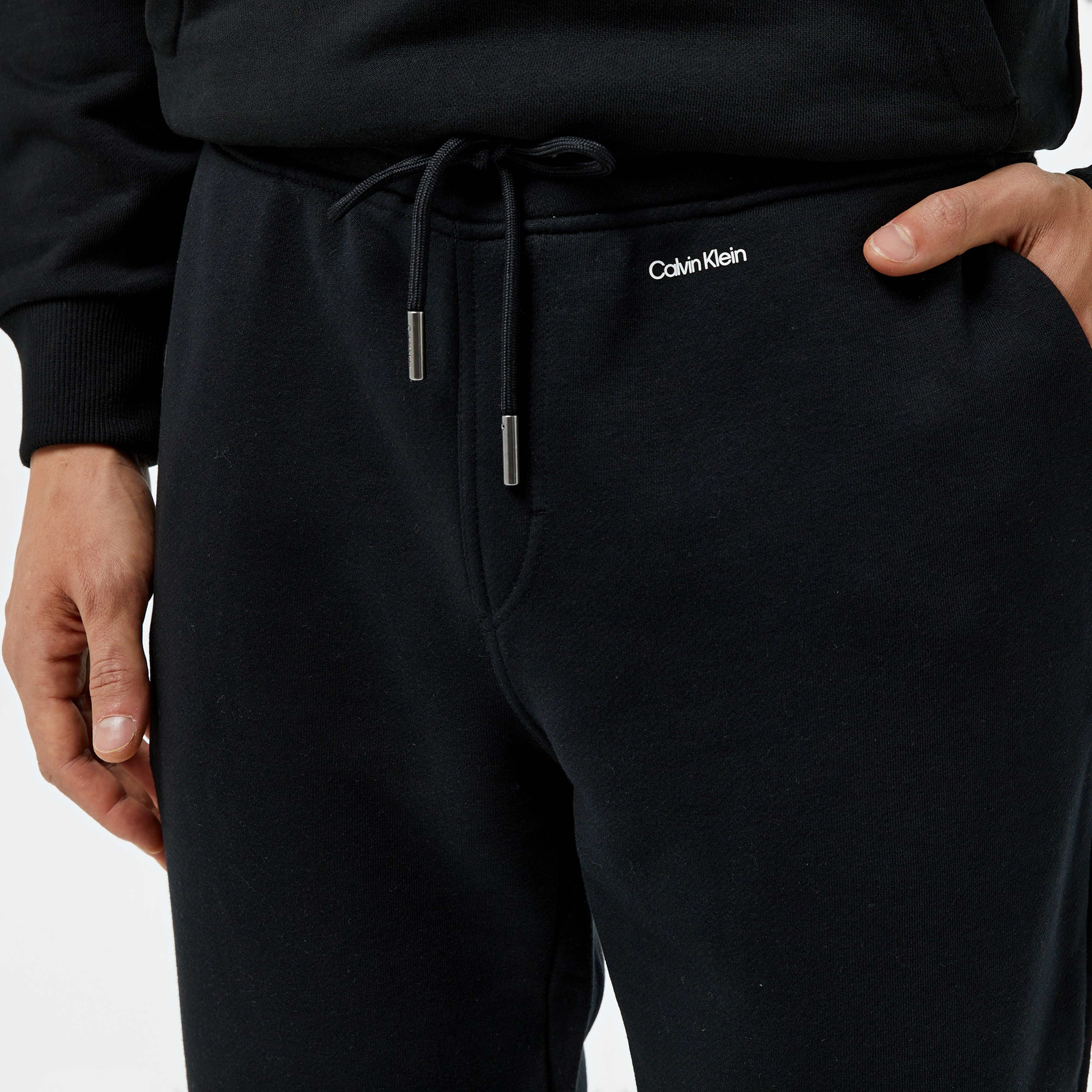 Calvin Klein Nano Logo Erkek Siyah Eşofman Altı