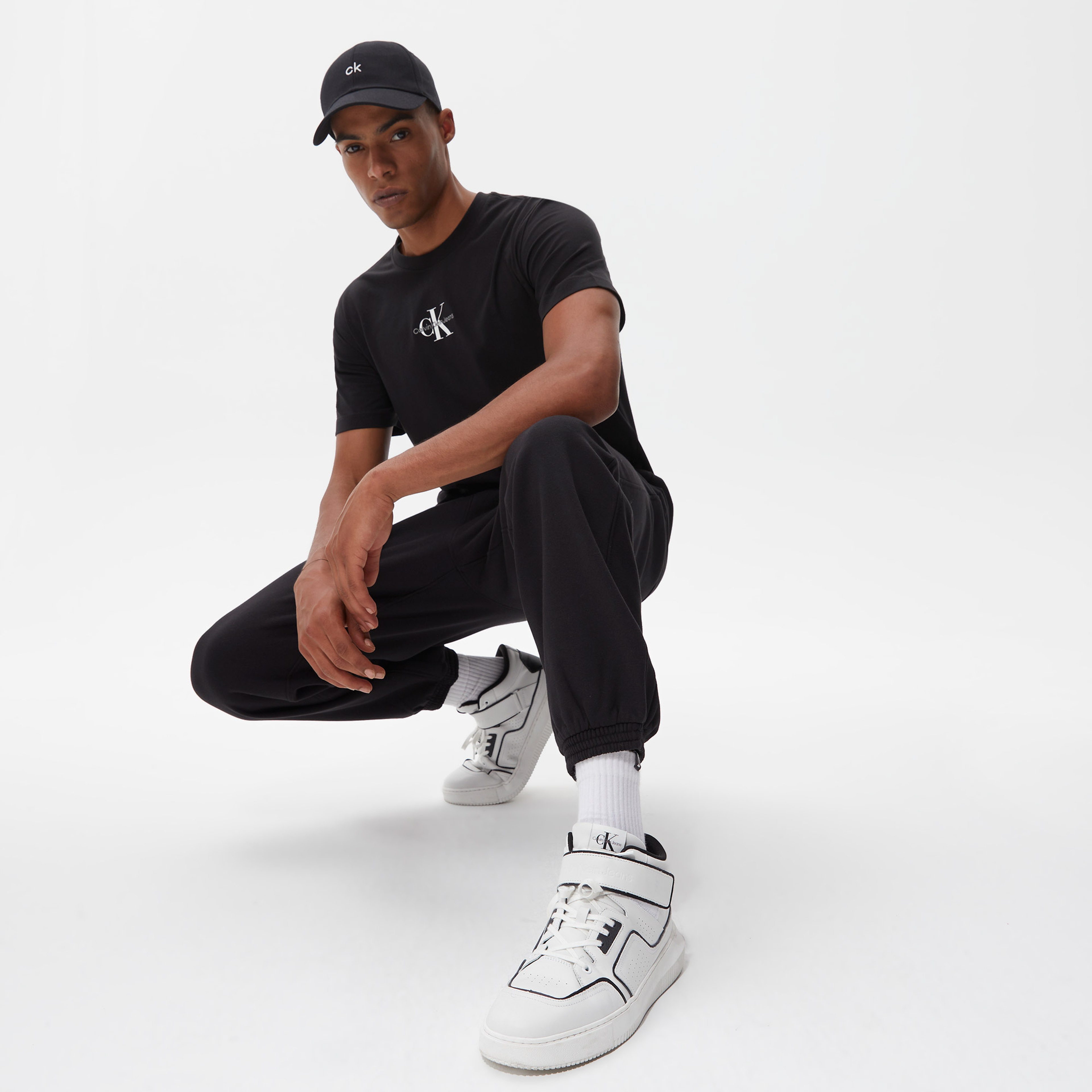 Calvin Klein Institutional Siyah Erkek Eşofman Altı