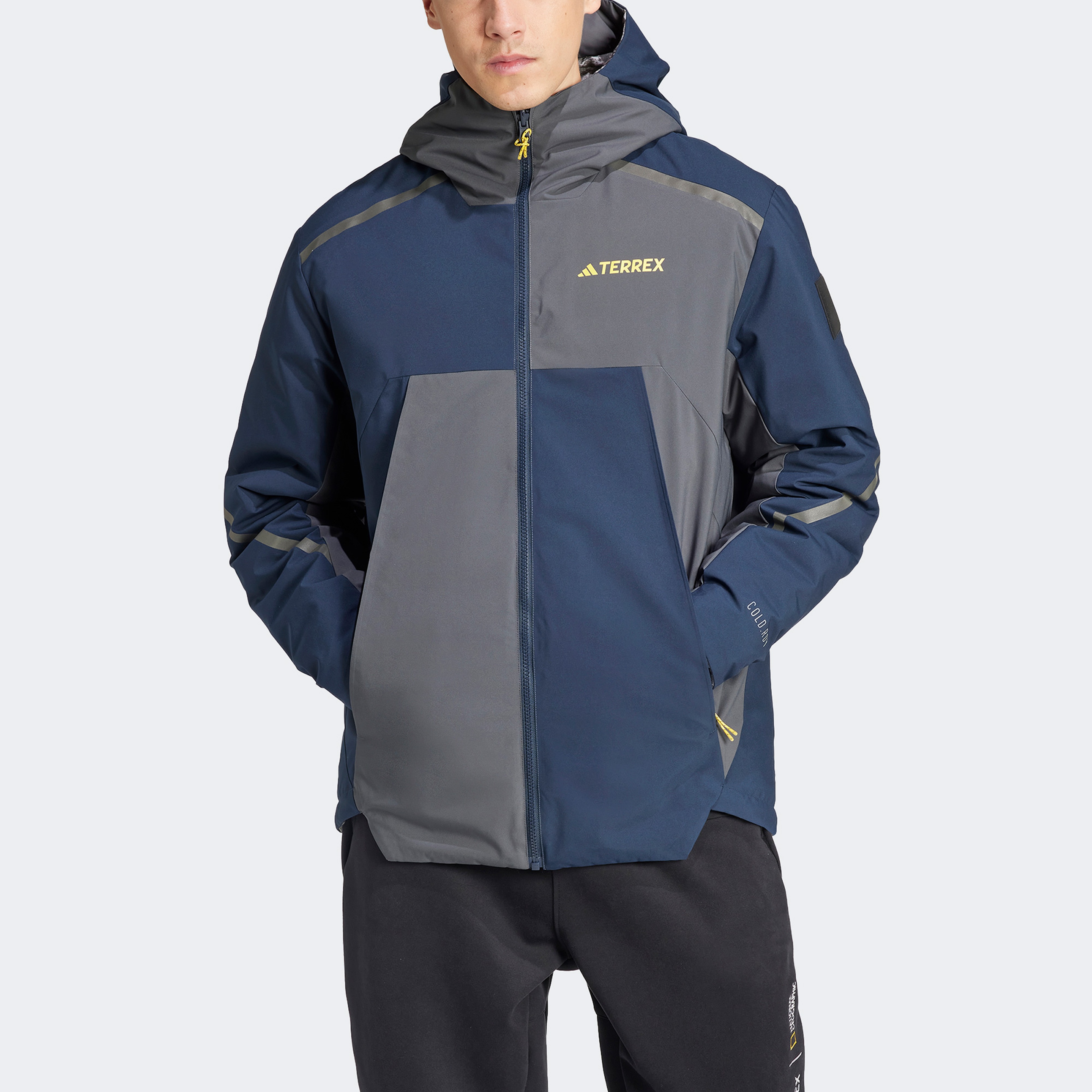adidas National Geographic Insulated Çift Taraflı Erkek Gri Mont