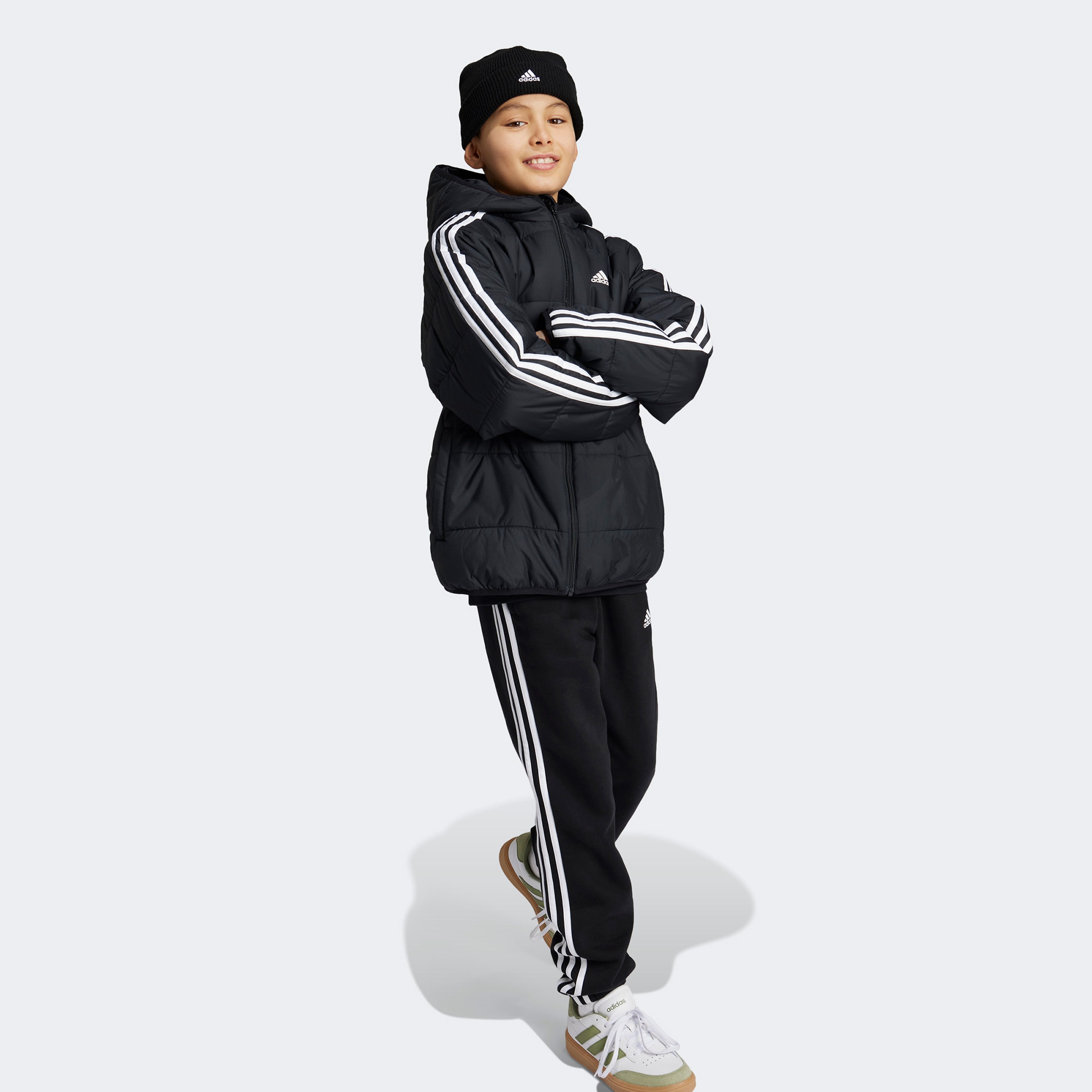 Adidas Çocuk Siyah Mont