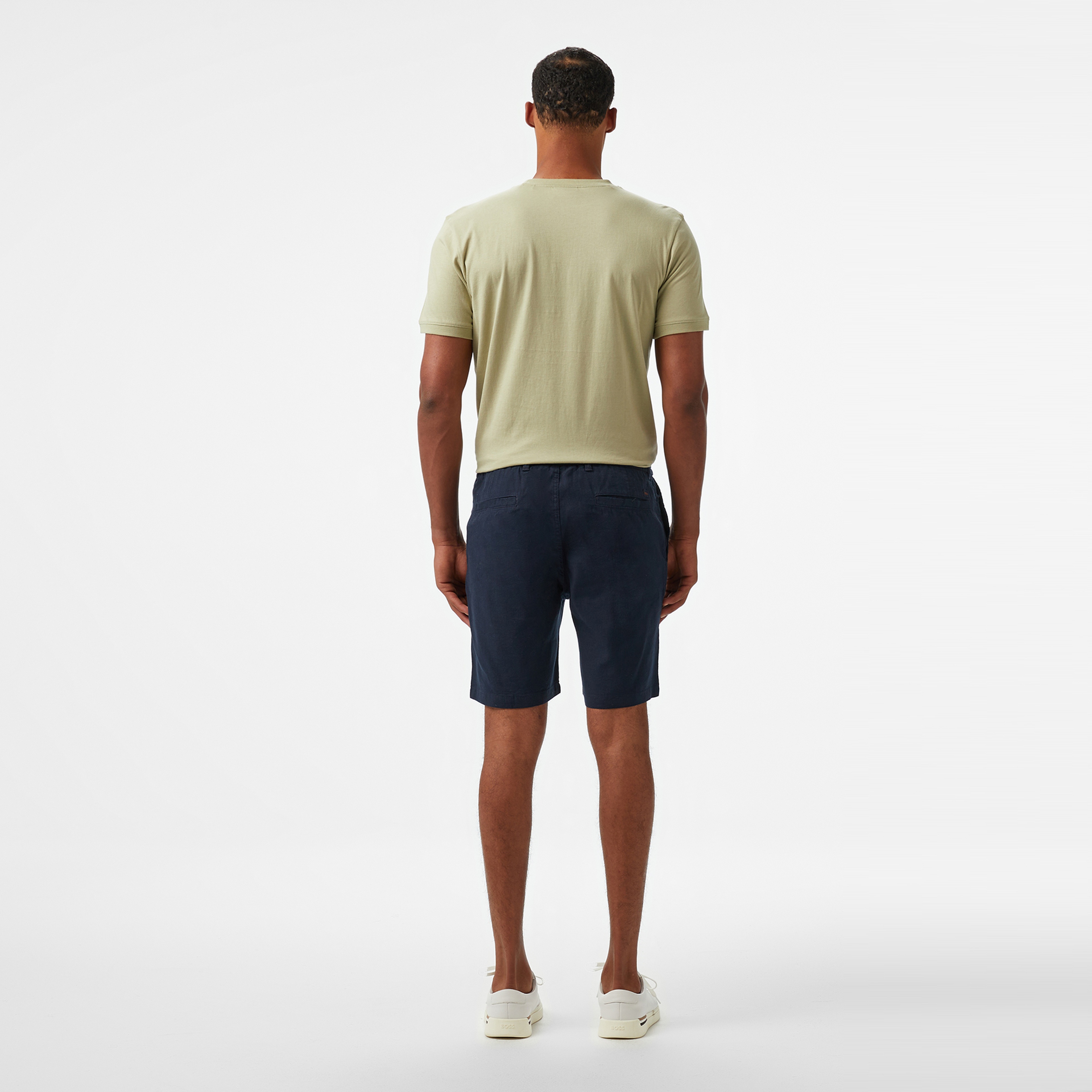 BOSS Chino Tapered DS Erkek Koyu Mavi Şort