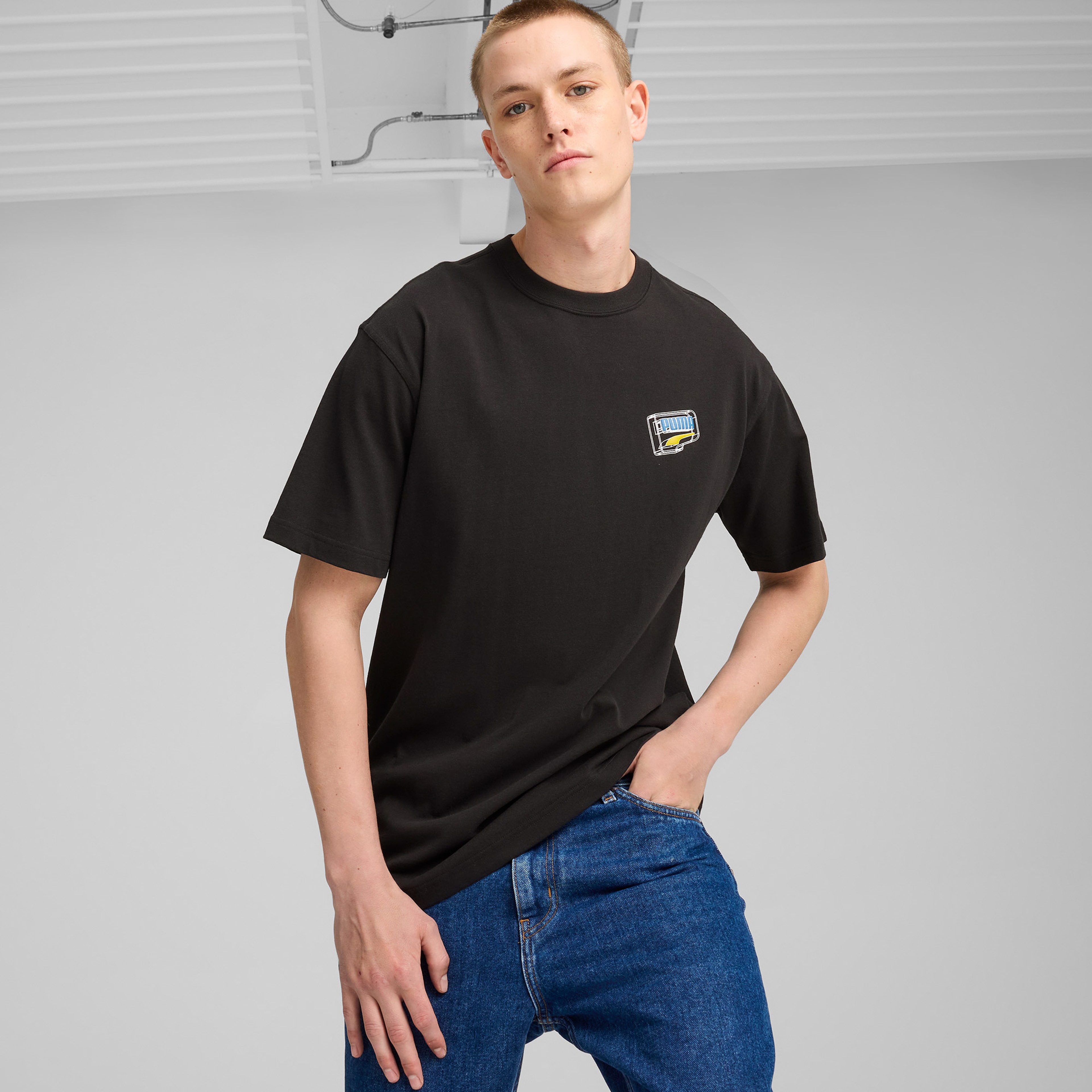 Puma Erkek Siyah T-Shirt