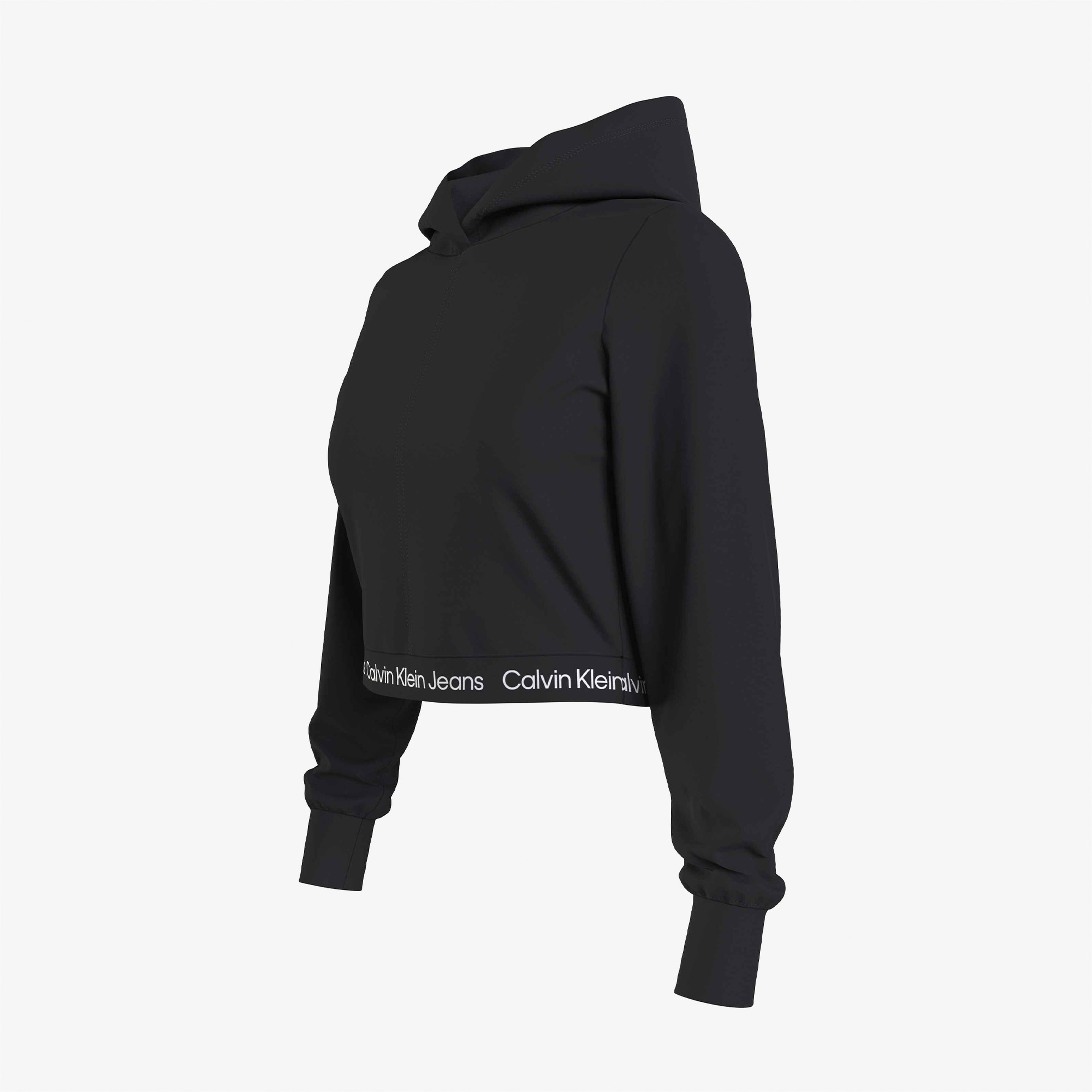 Calvin Klein Tape Milano Siyah Kadın Sweatshirt