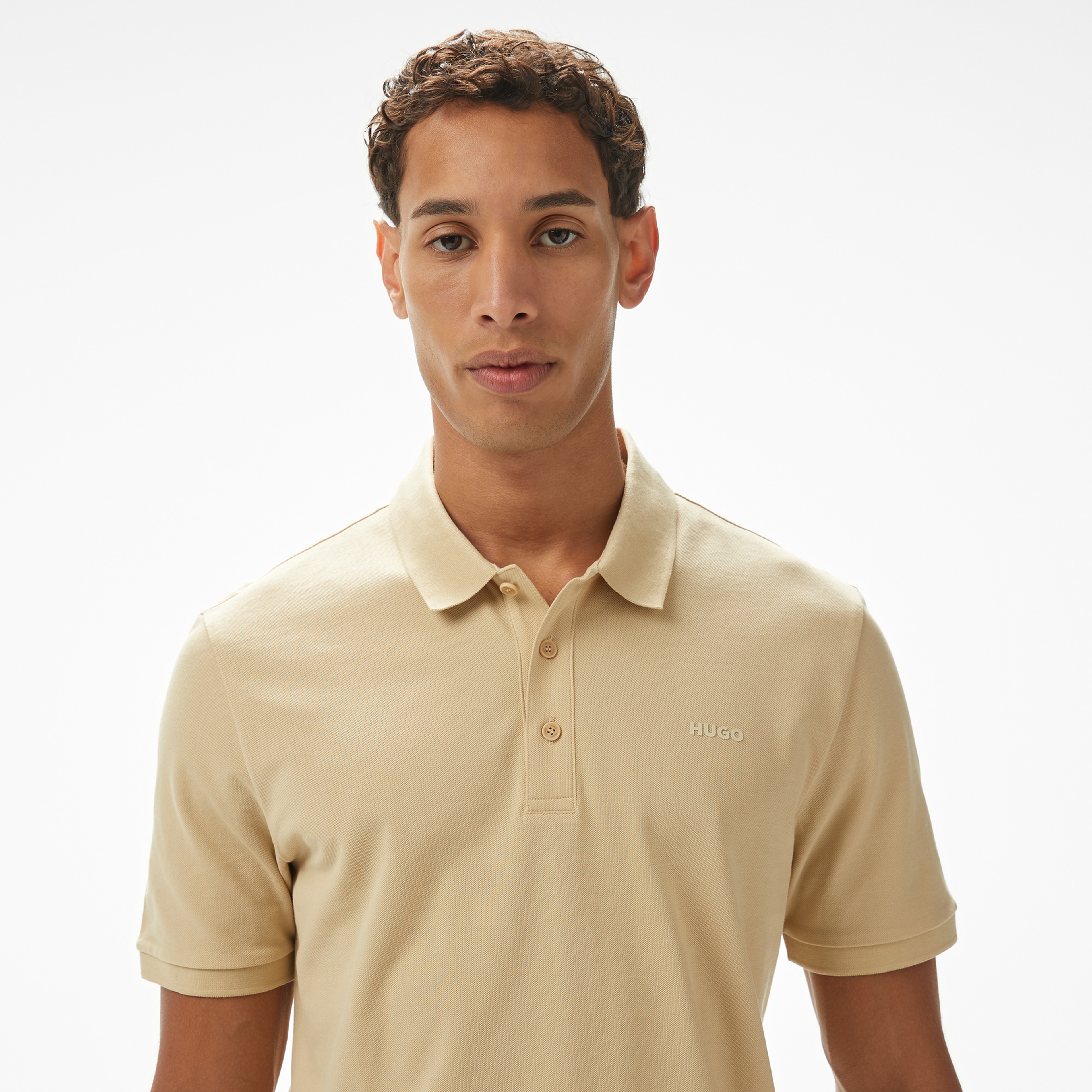 Hugo Donos 222 Erkek Bej Polo