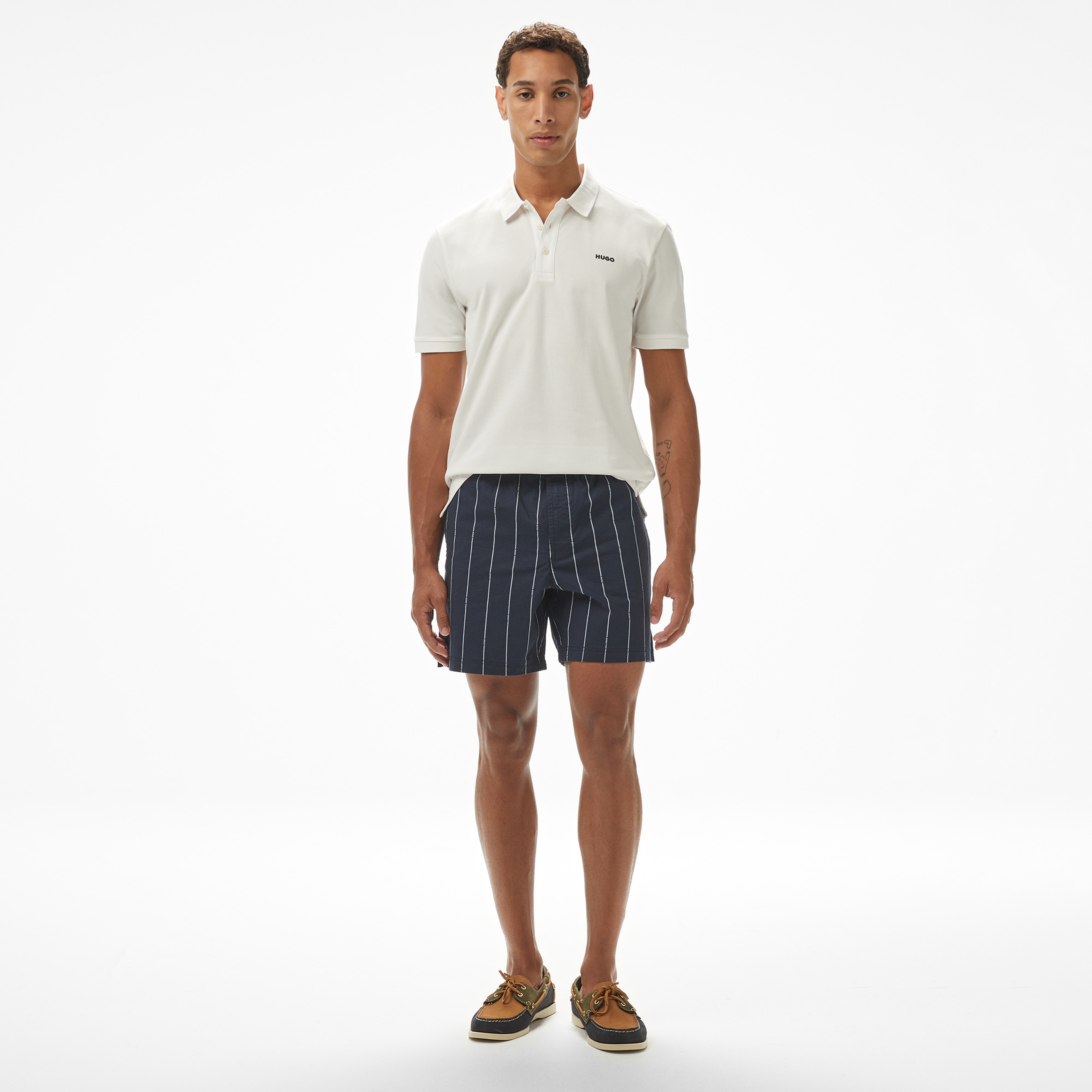 Hugo Donos 222 Erkek Beyaz Polo