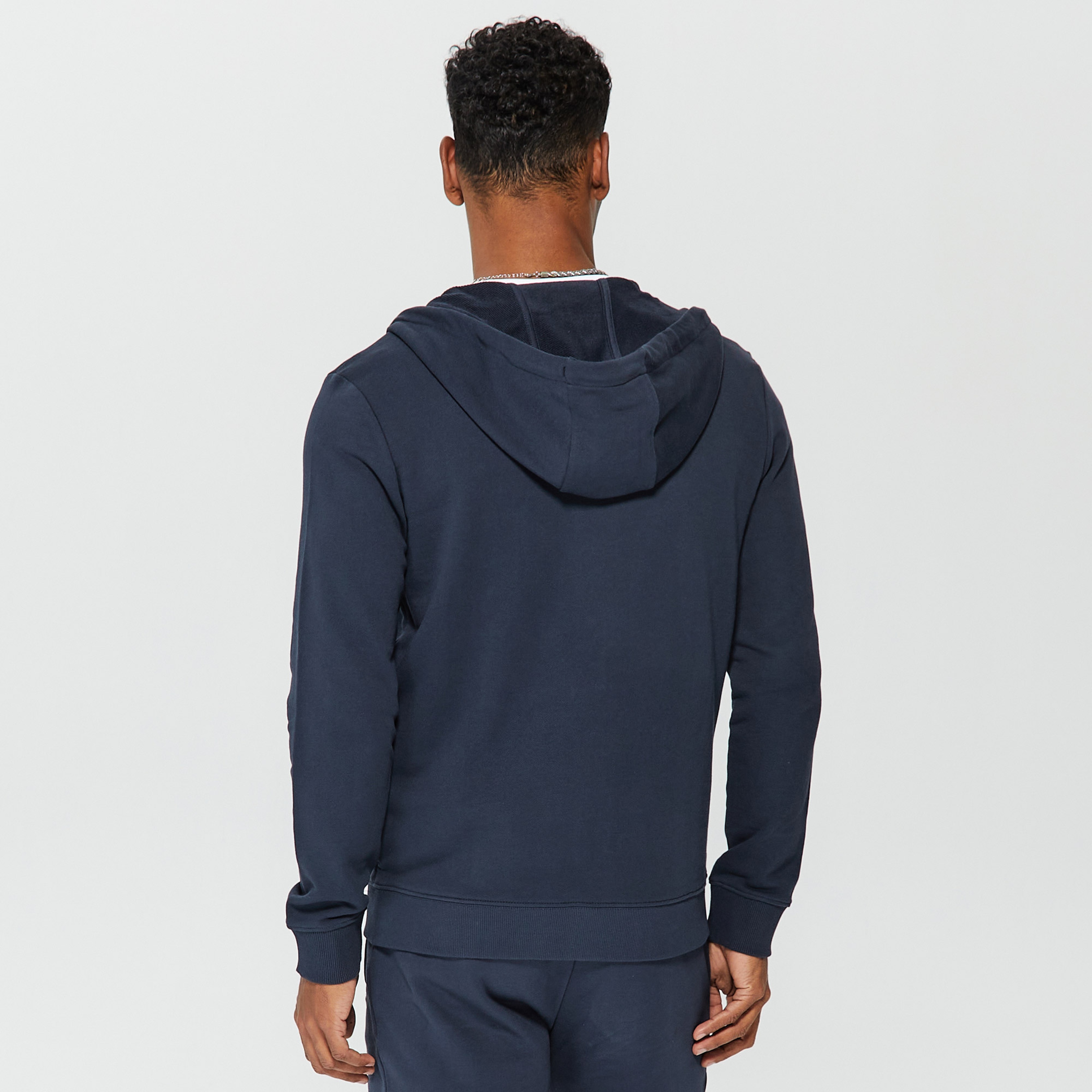 Hugo Daple212 Erkek Lacivert Hoodie Sweatshirt