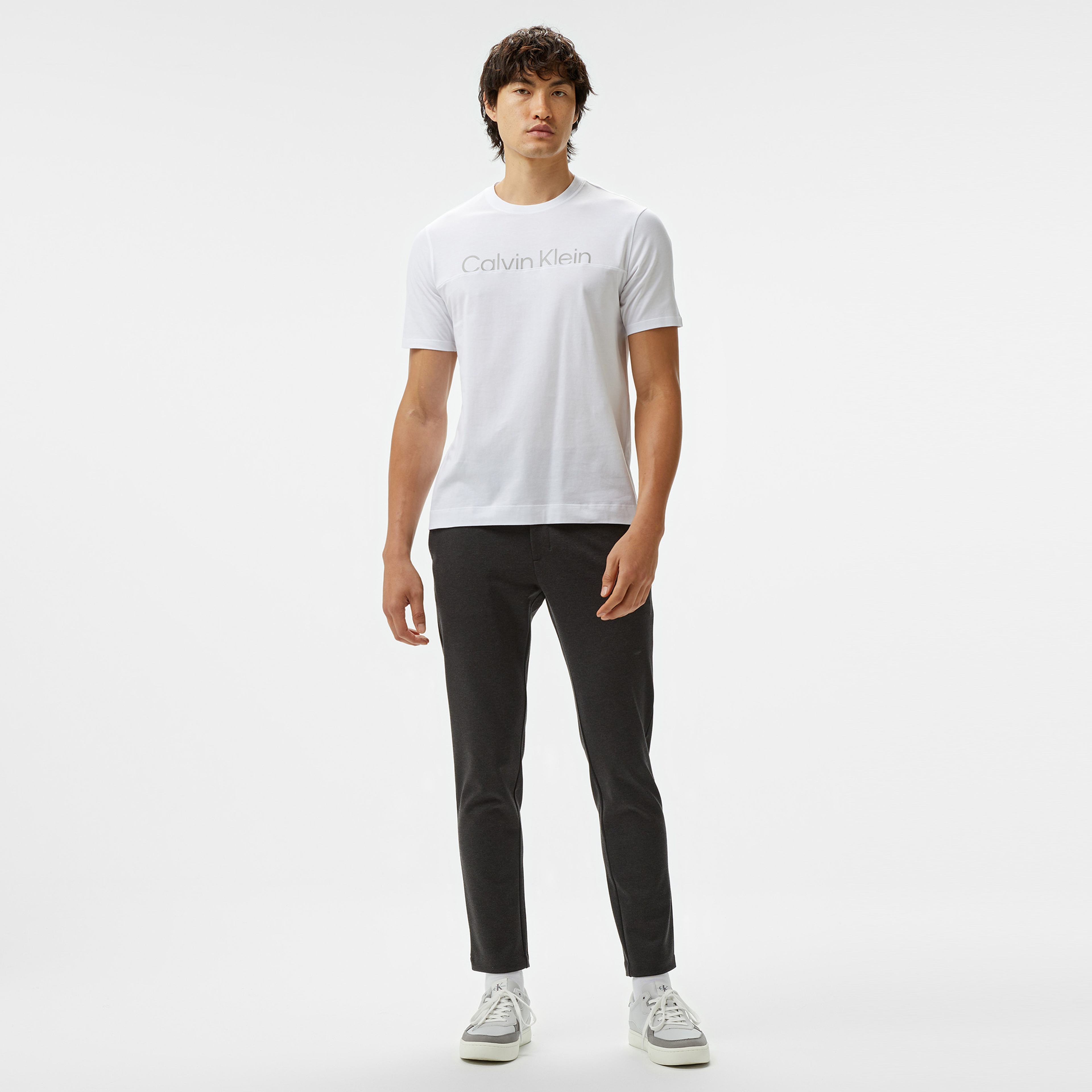 Calvin Klein Graphic Erkek Beyaz T-Shirt