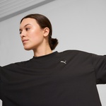 Puma Studio Cloudspun Crew Kadın Siyah Sweatshirt